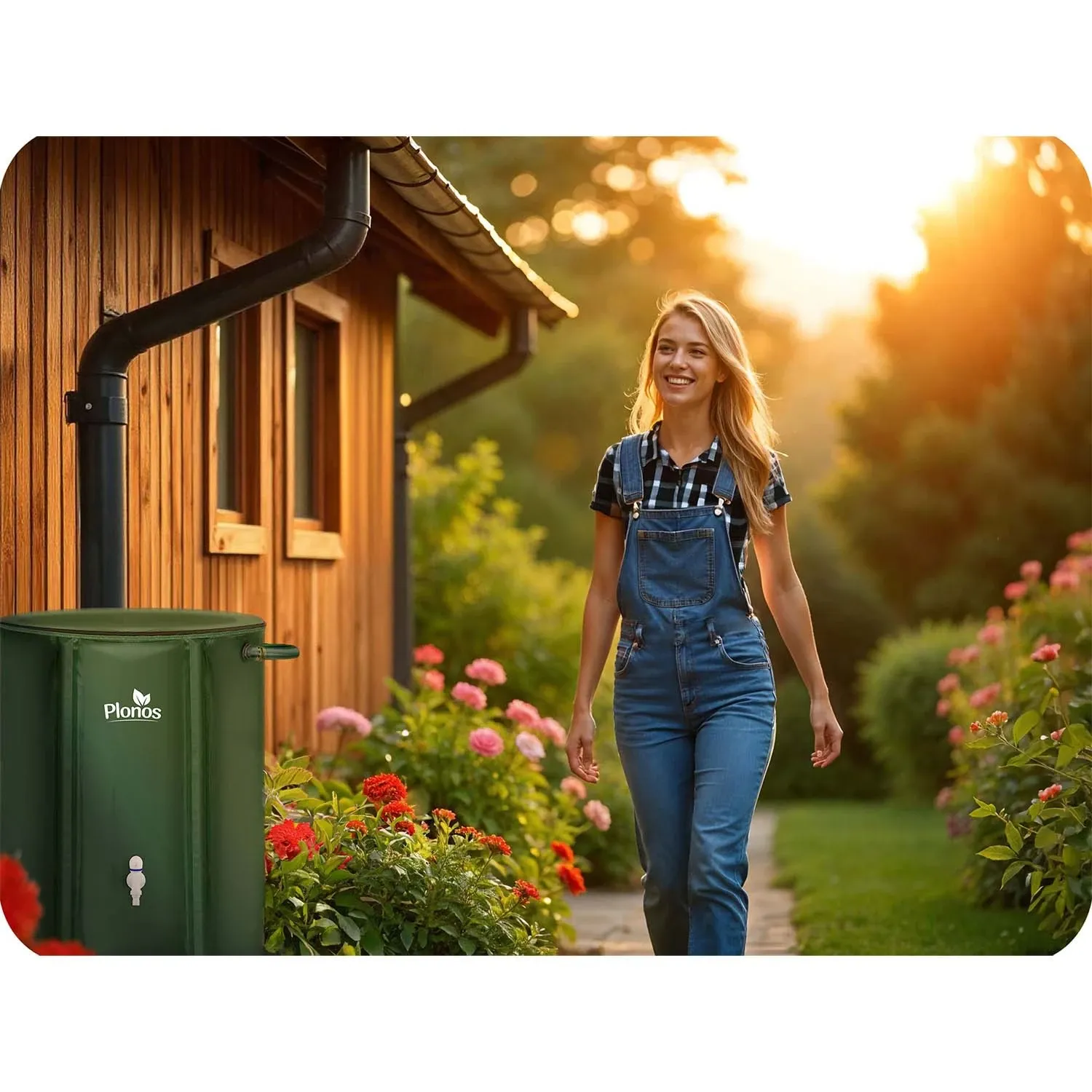 500 l lietaus vandens talpykla „Plonos PL-521“ - nuotrauka 1