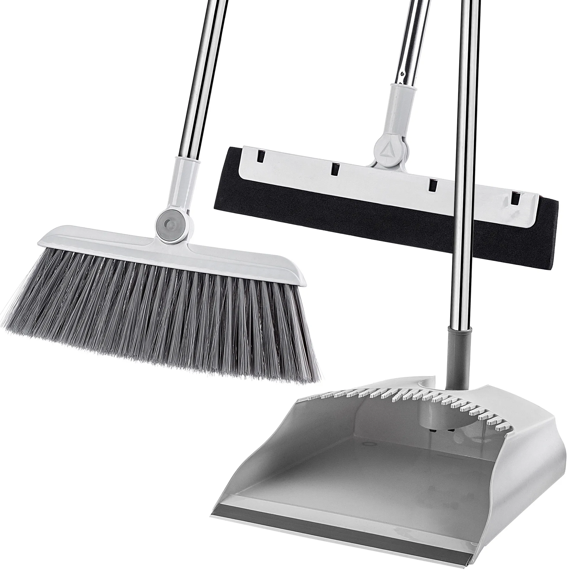 „Loken“ 3 viename valymo rinkinys: šluota, semtuvėlis ir šepetys