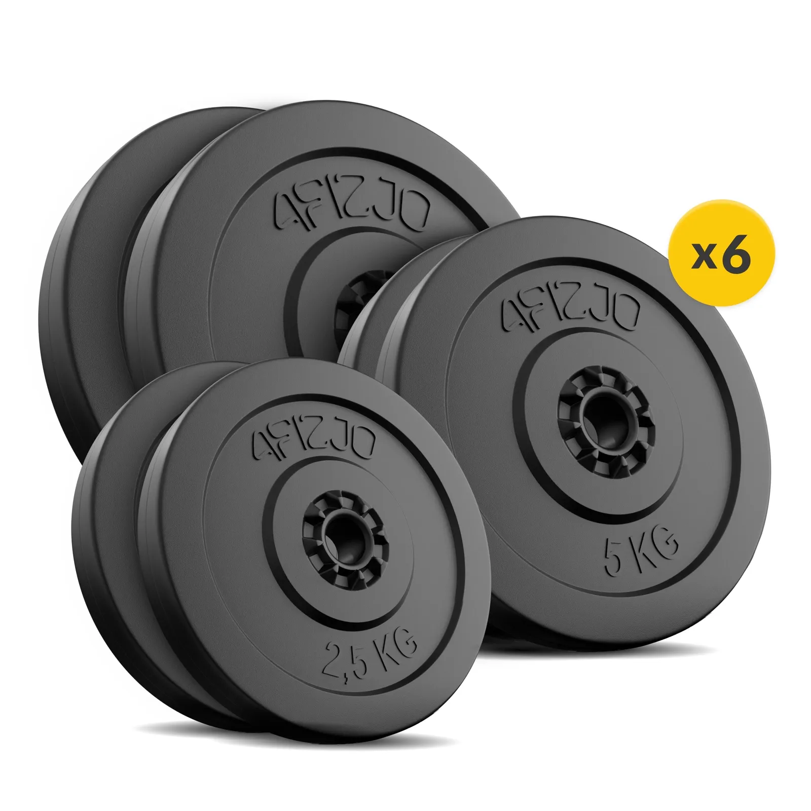 Bituminių svarelių rinkinys: 2 x 10 kg