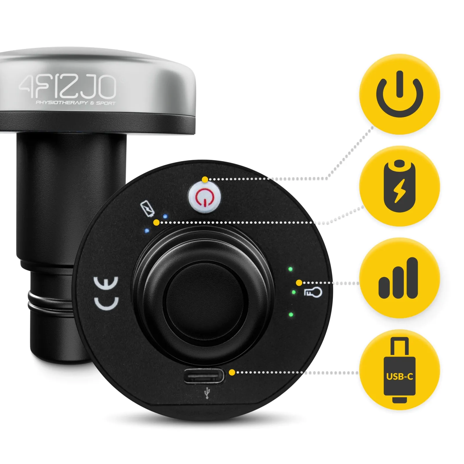 Šildymo antgalis masažiniam pistoletui