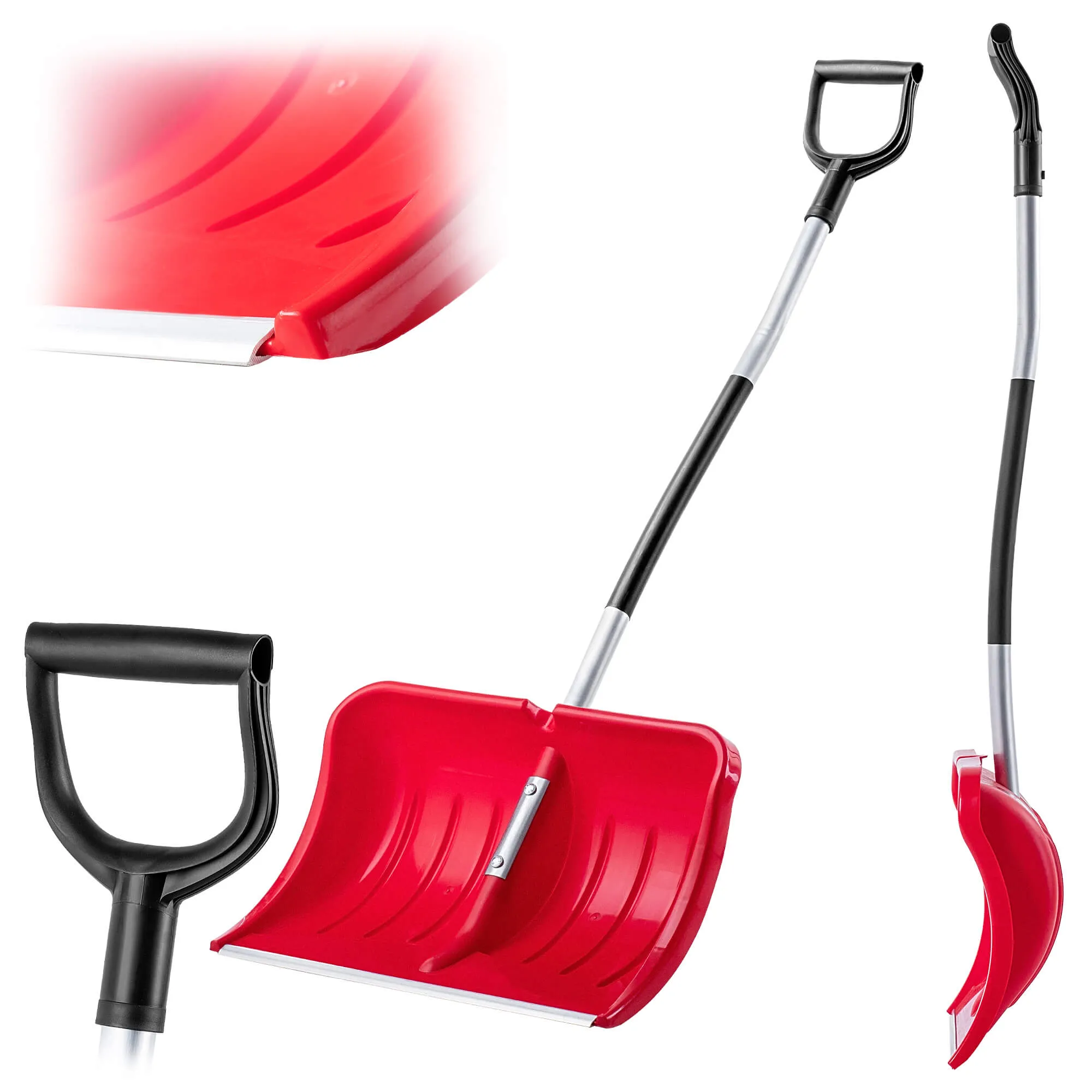 „Cros“ sniego kastuvas, 50 cm, raudonas