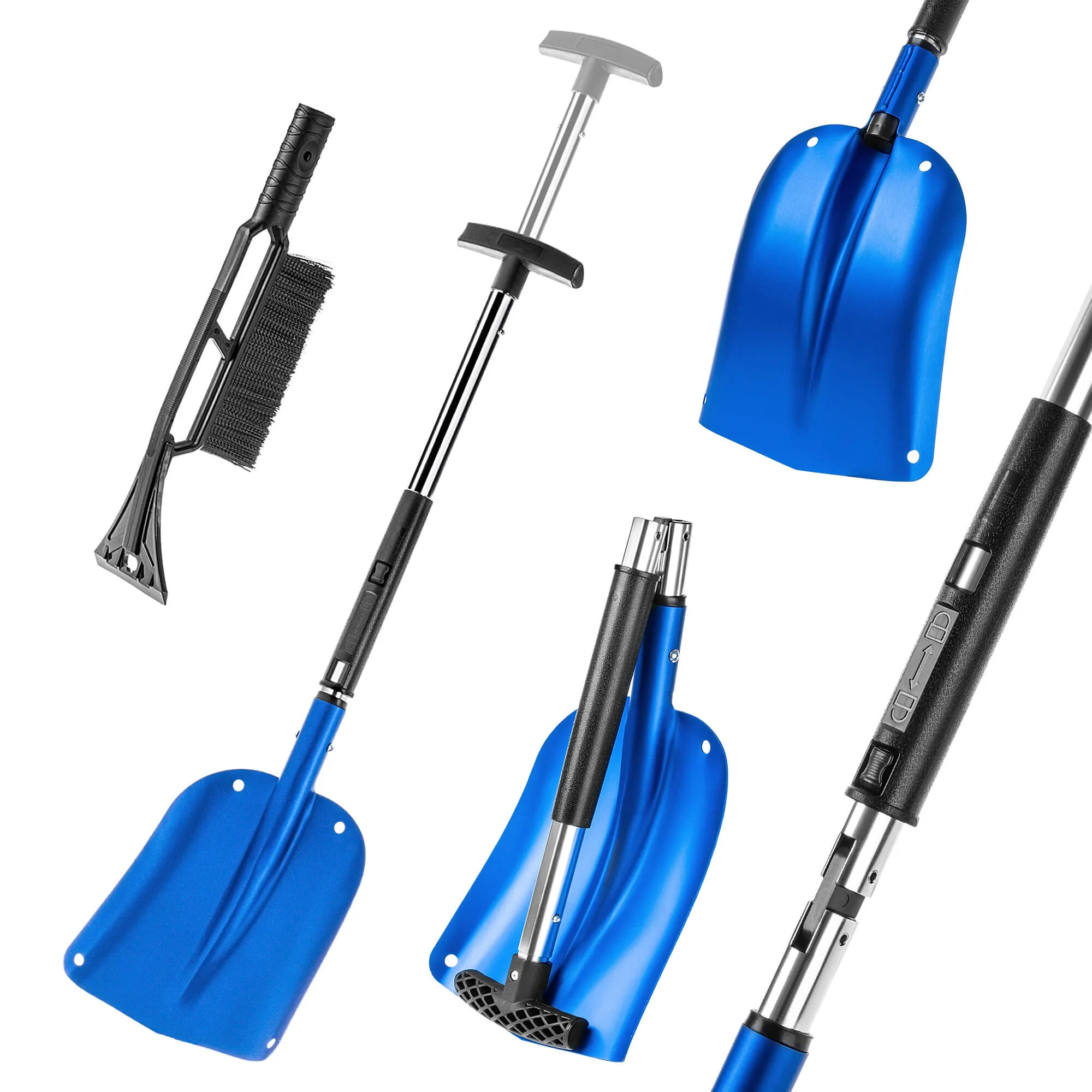 „Coura“ 3 viename sniego kastuvas, mėlynas