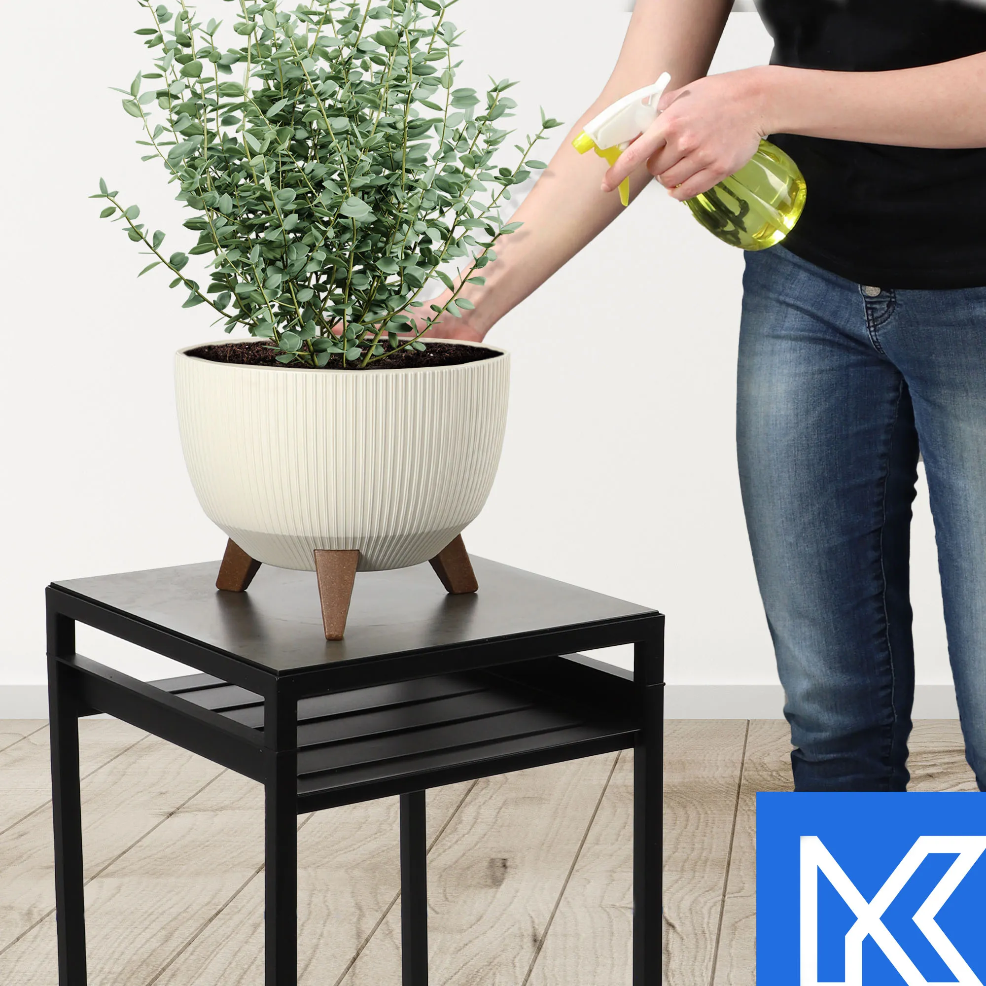 Milis gėlių dubuo su kojelėmis 29 cm