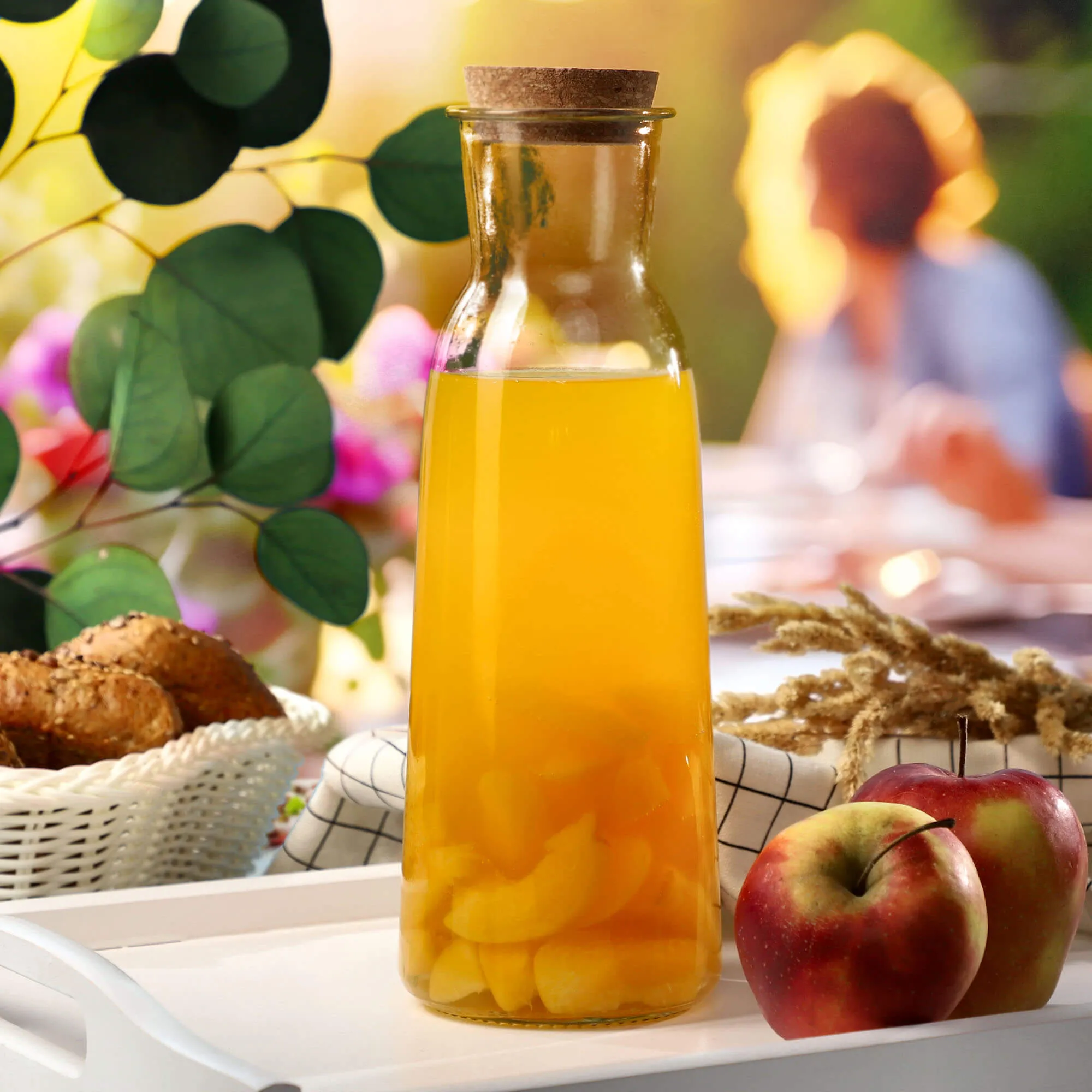 Atessa 1 l stiklinis termosas