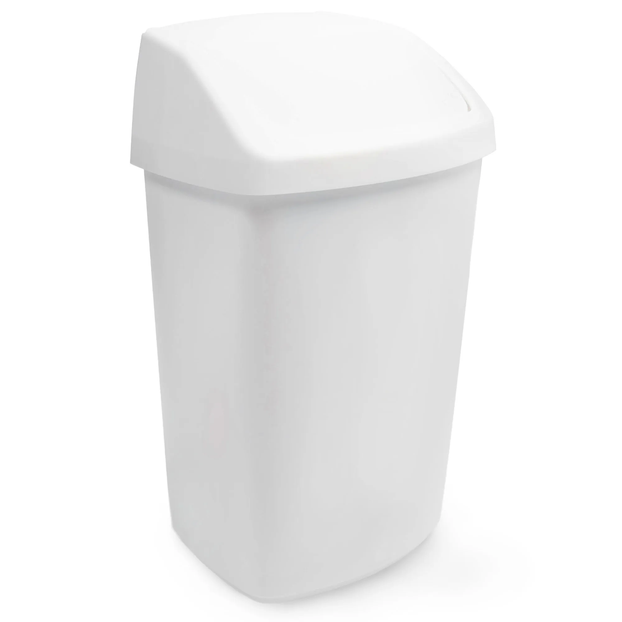 Curver šiukšliadėžė su atlenkiamu viršumi, balta, 10 l