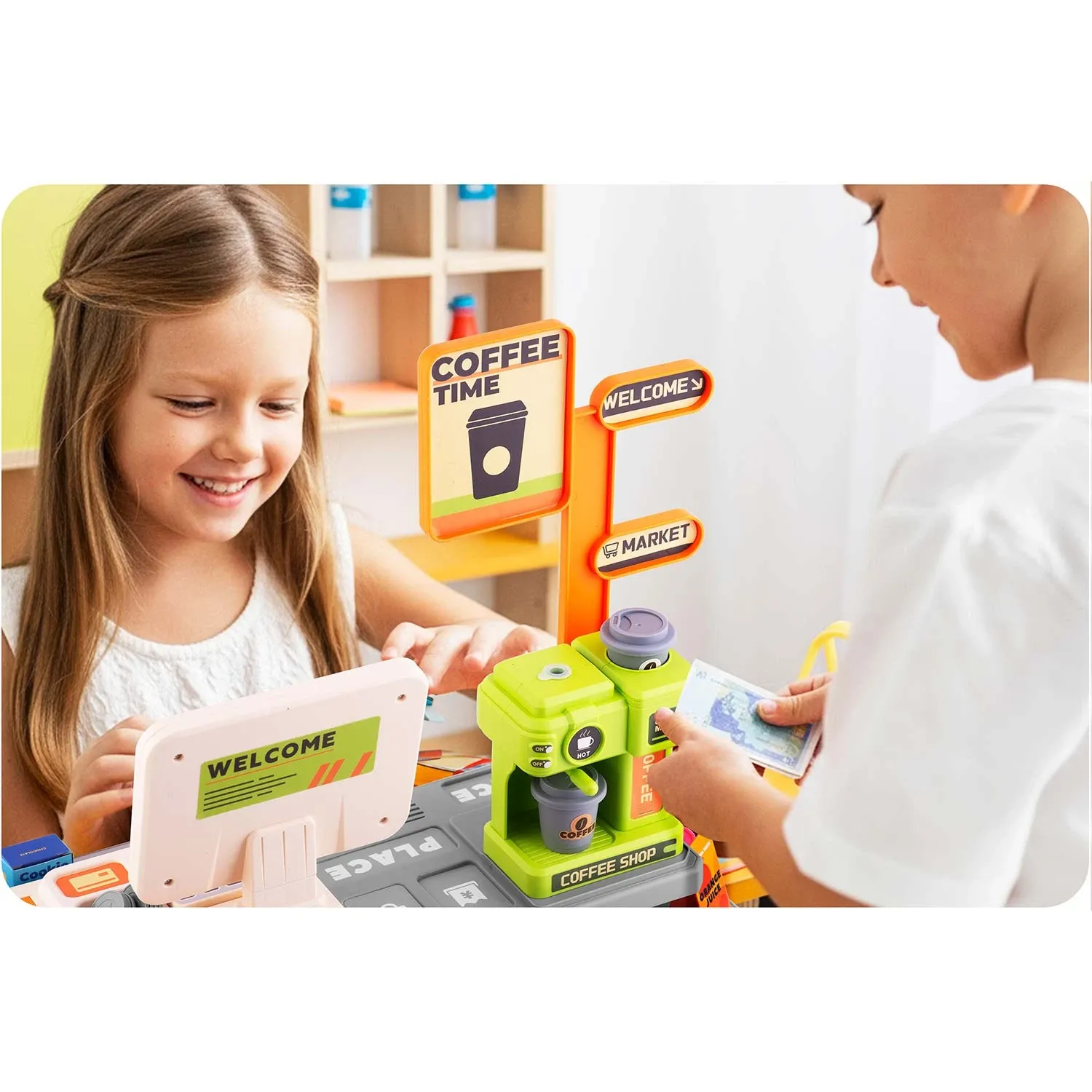 Interaktyvus žaislinis kasos aparatas RK-822 Ricokids - nuotrauka 1