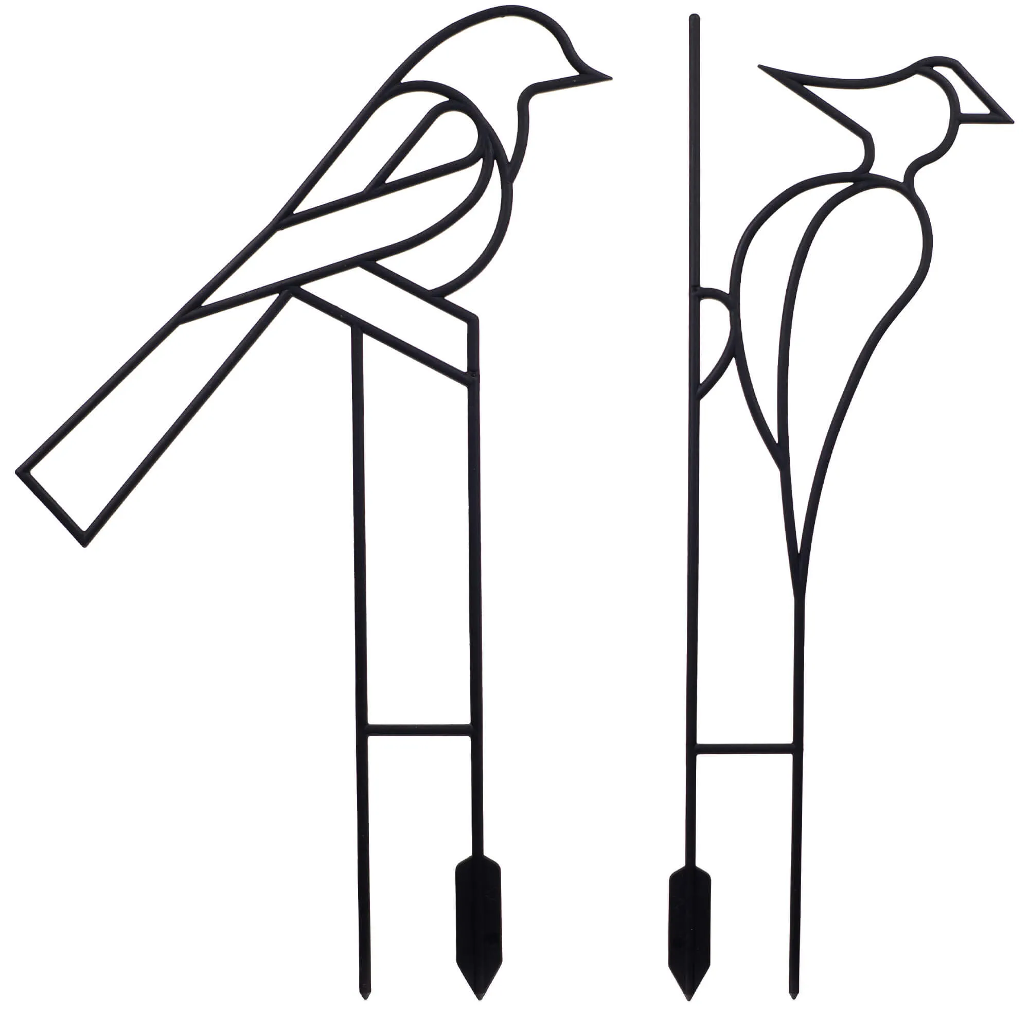 Cerreto paukščių augalų atramos 43 cm juodos