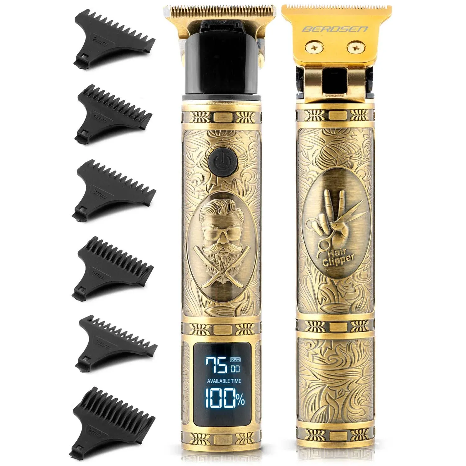 Berdsen BD-261 Gold Barber plaukų kirpimo mašinėlė - nuotrauka 1