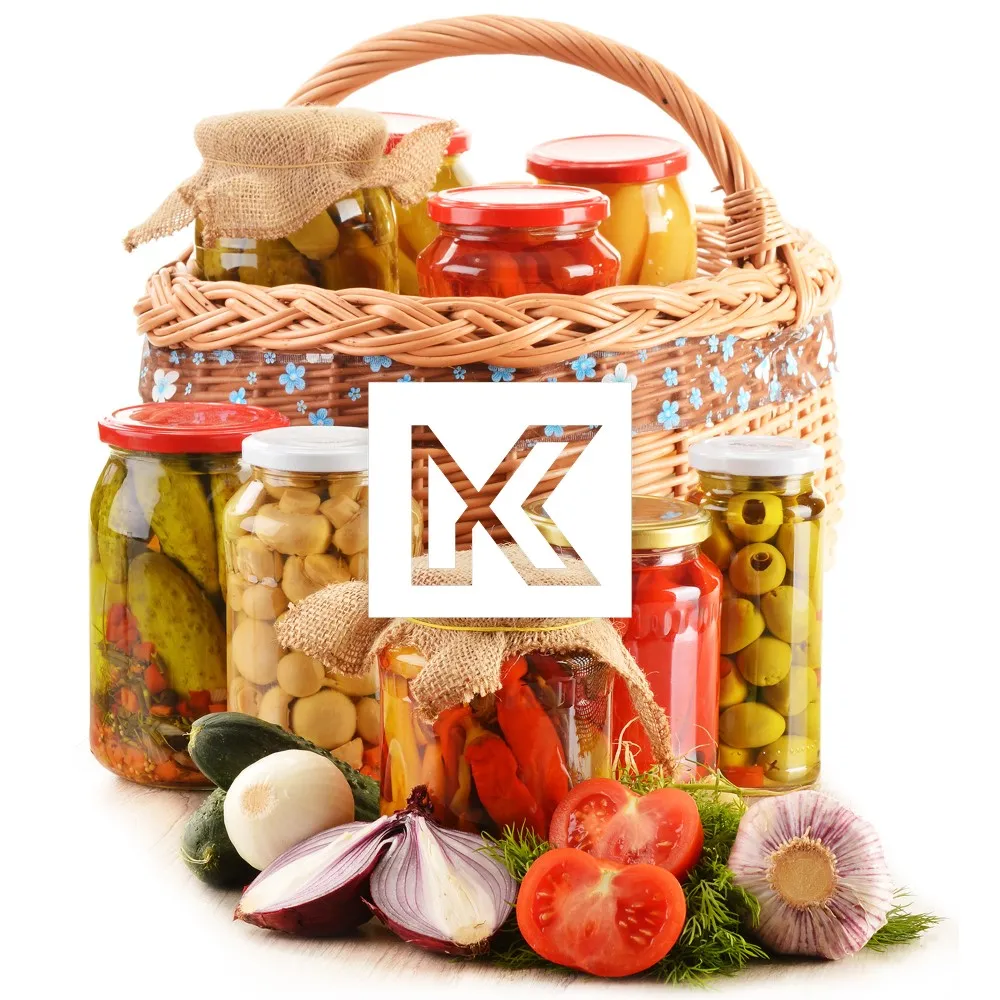 Denia konservavimo stiklainiai 250 ml, 100 vnt., 82 mm + baltas dangtelis