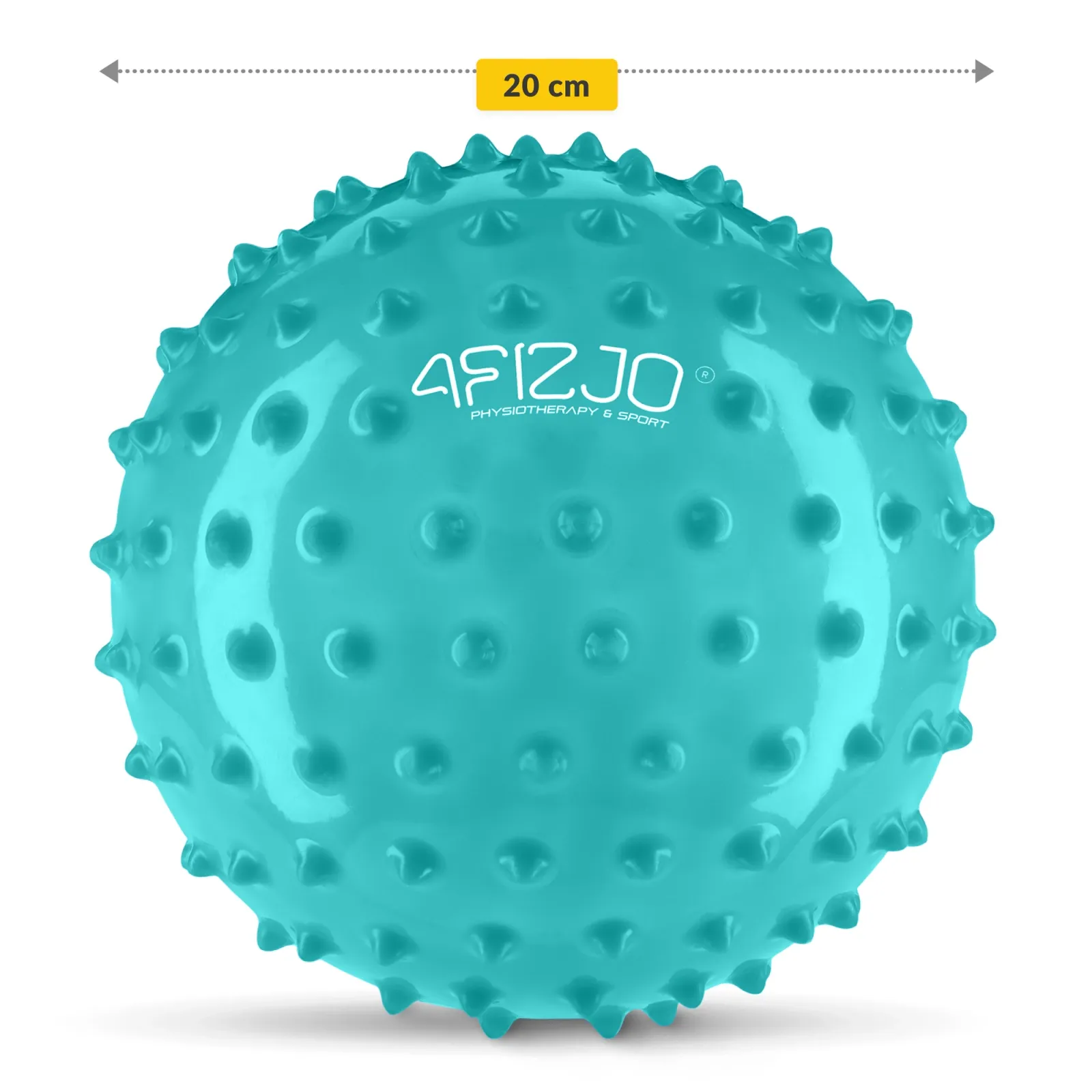 Reabilitacijos kamuolys su dygliais