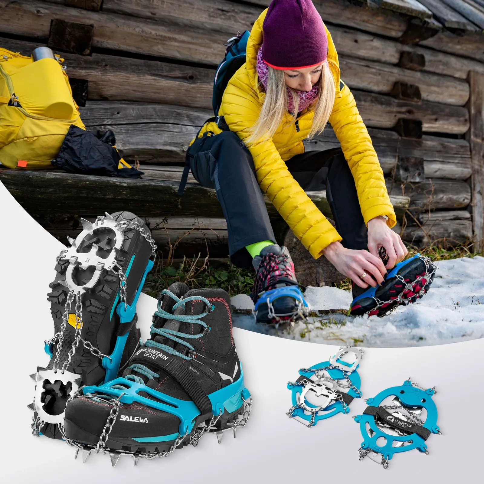 PREMIUM žygio batų kamanos (37-40) M