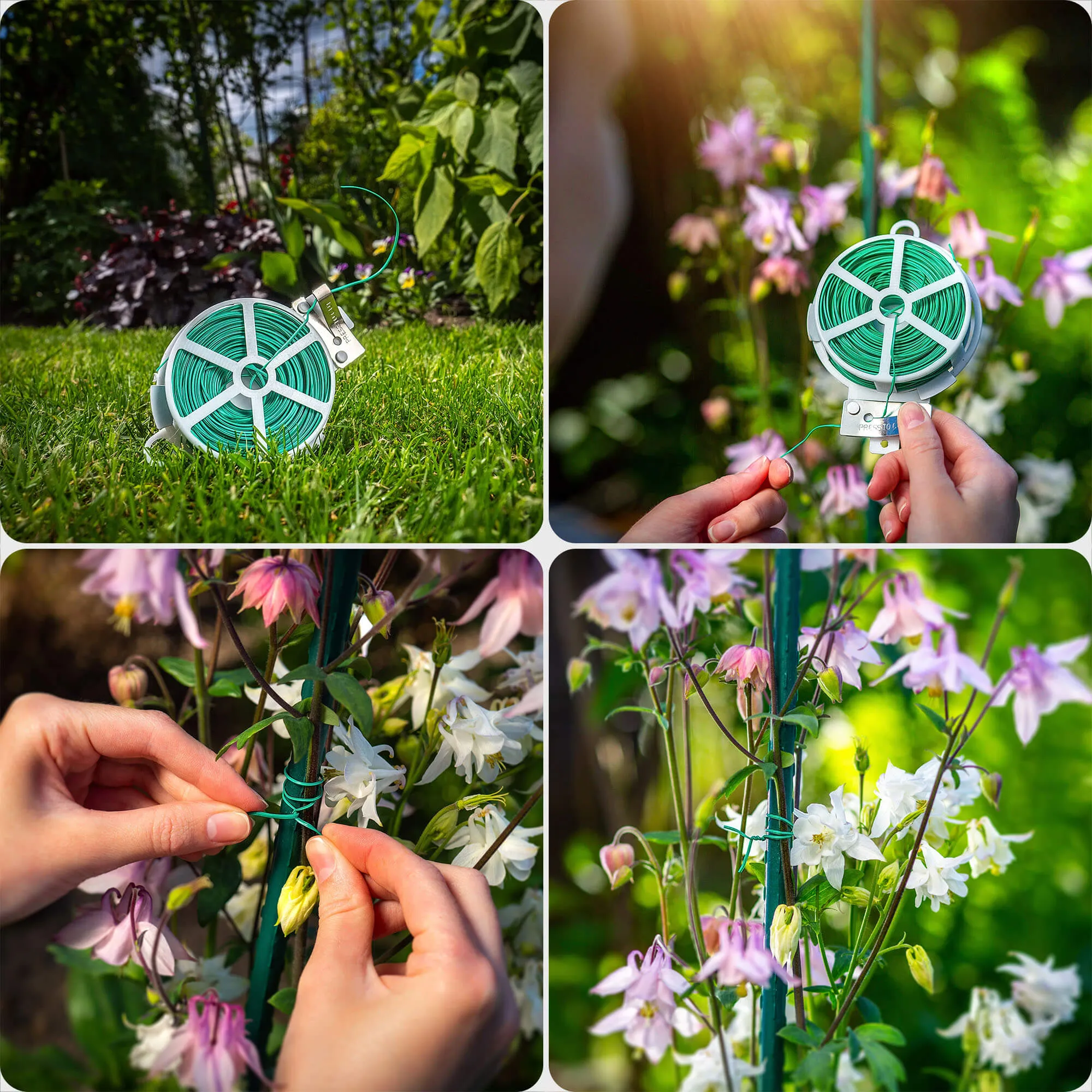 Doumis PVC sodo viela su augalų pjaustytuvu, 50 m