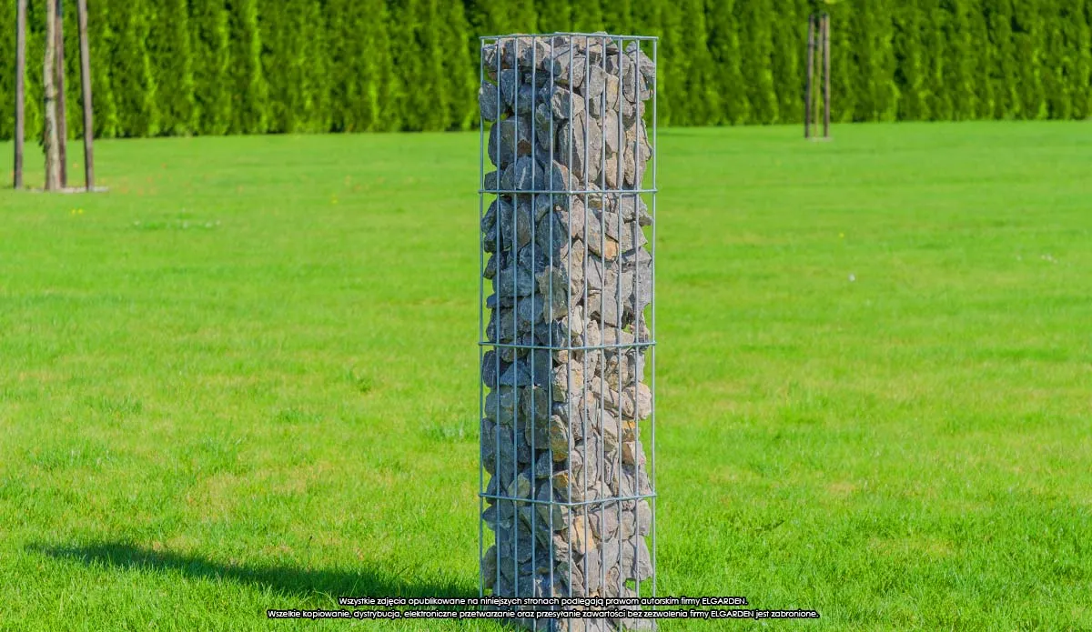 Sodo pergolės stulpas Kanny 120 x 29 cm, sidabrinis