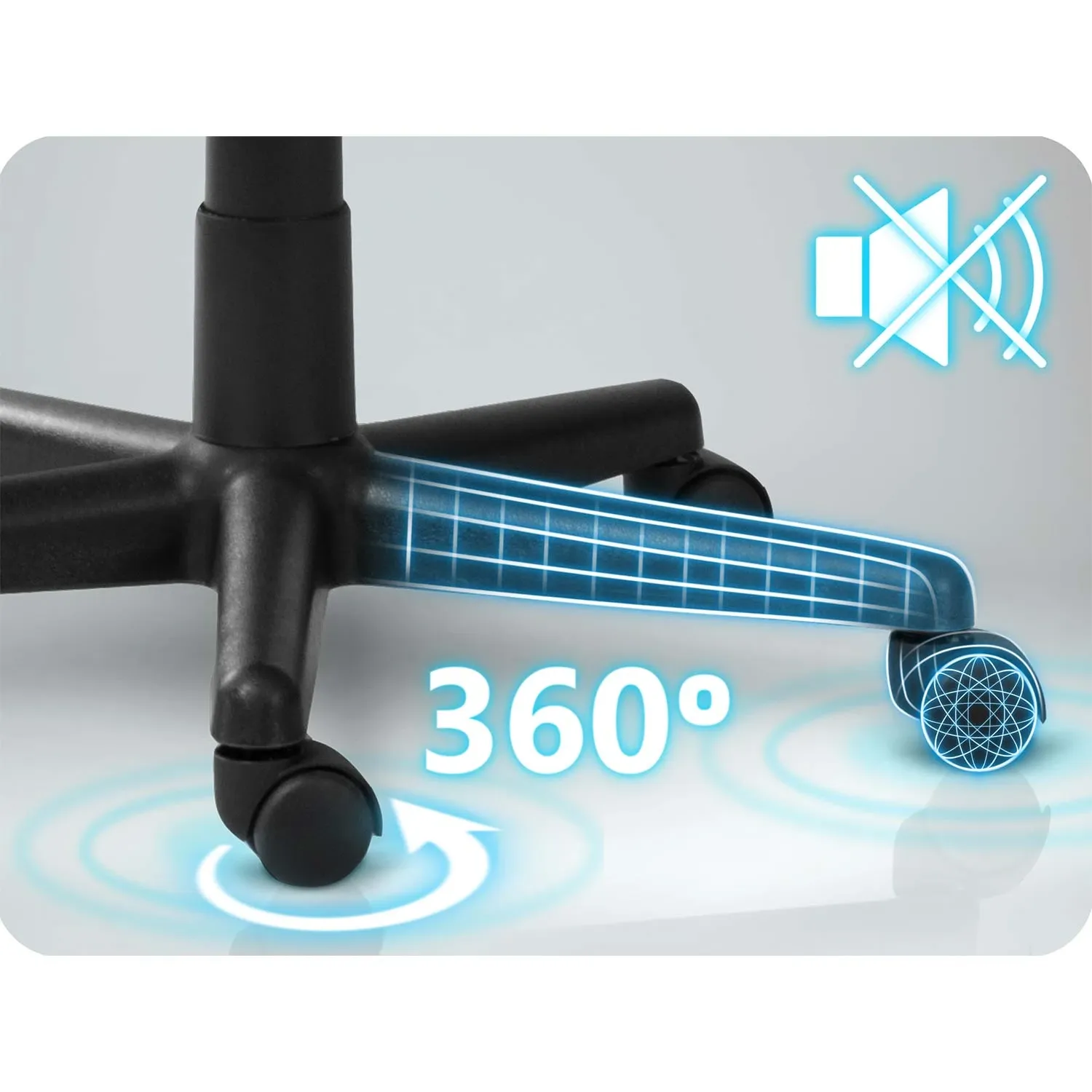 Sofotel pasukama biuro kėdė, juoda - nuotrauka 1