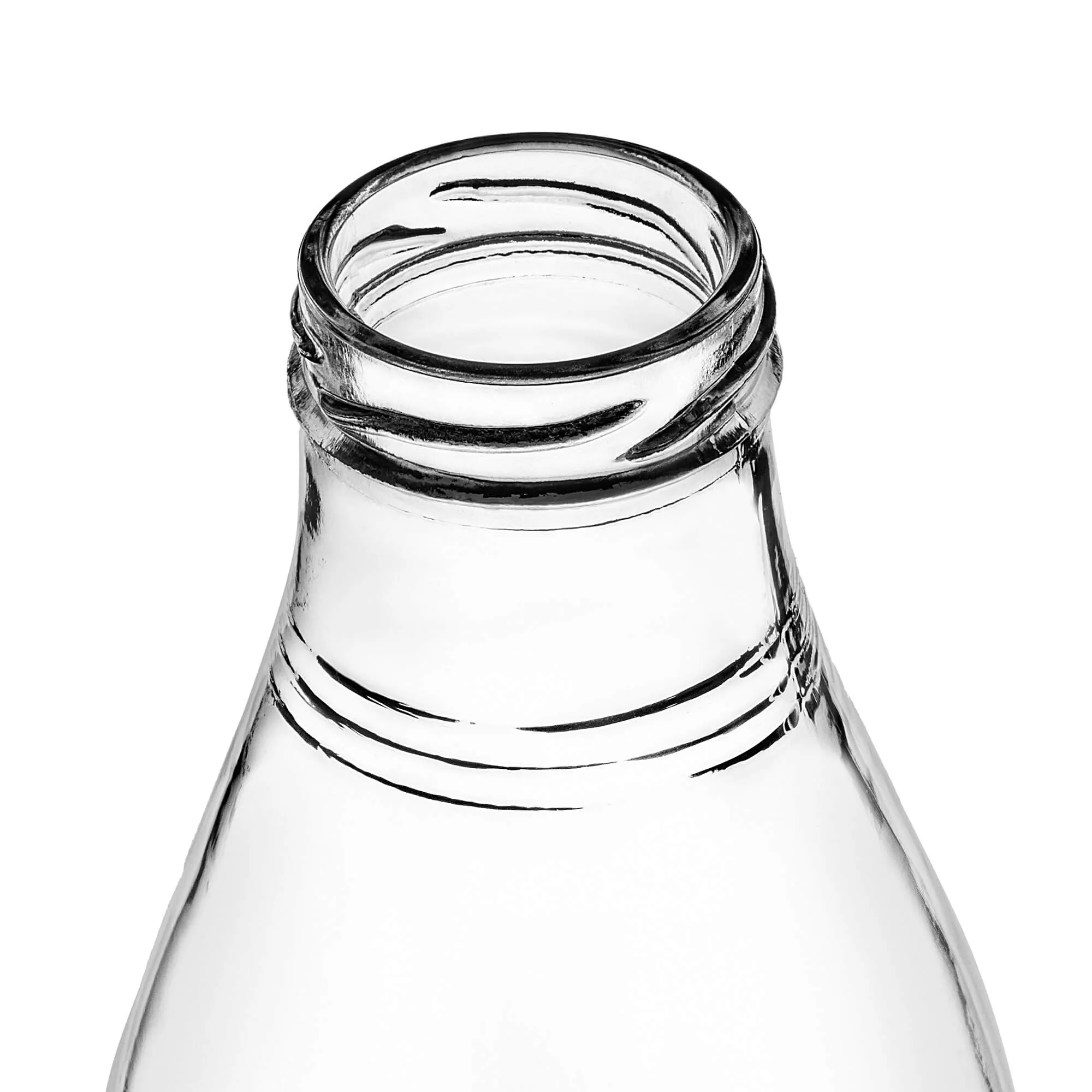 Arvigo 1 l stiklinis sulčių butelis su žaliu dangteliu, 3 vnt.