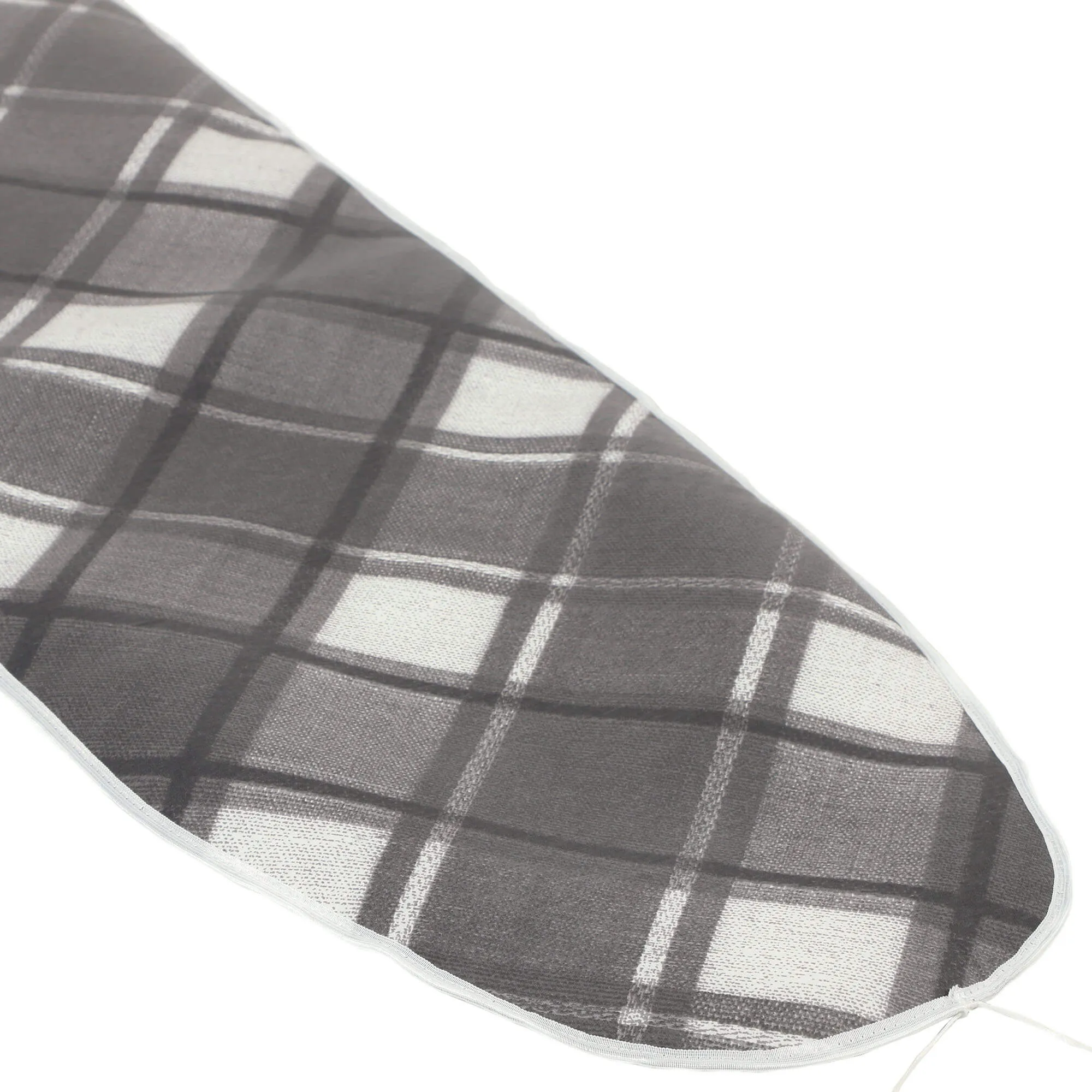 Cano lyginimo lentos užvalkalas, 138x48cm, tamprus pagrindas, pilkas, languotas