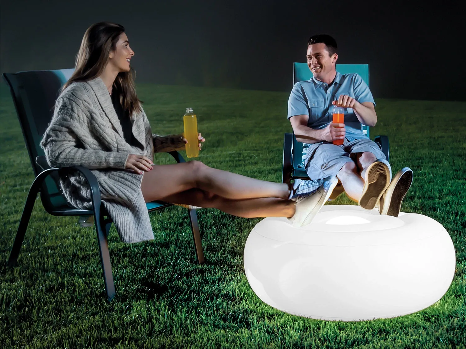 Plaukiojanti pripučiama baseino lempa Osmanas, LED, 86 x 33 cm, INTEX 68697 - nuotrauka 1