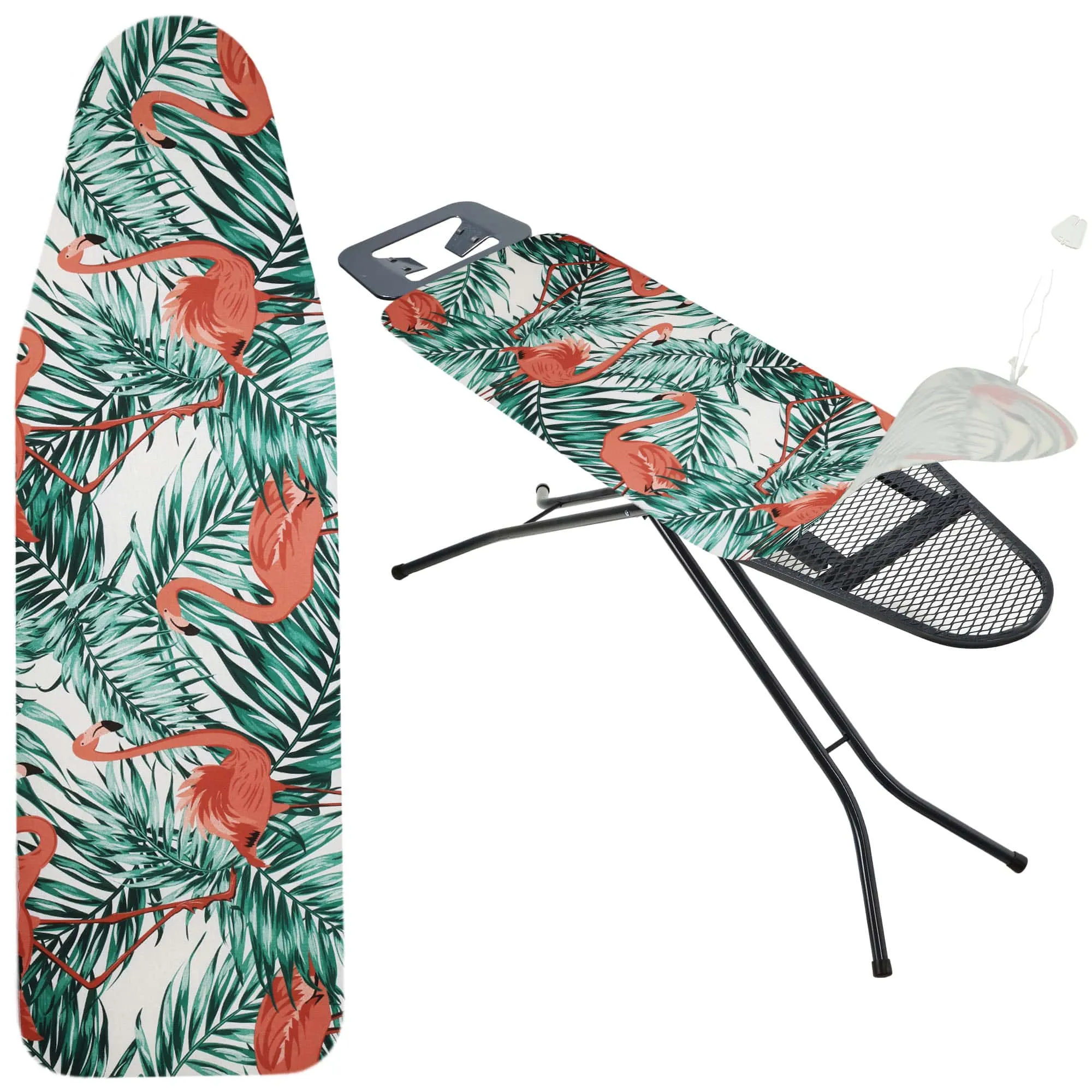 „Tena Flamingos“ lyginimo lentos užvalkalas, tamprus, 132 x 48 cm