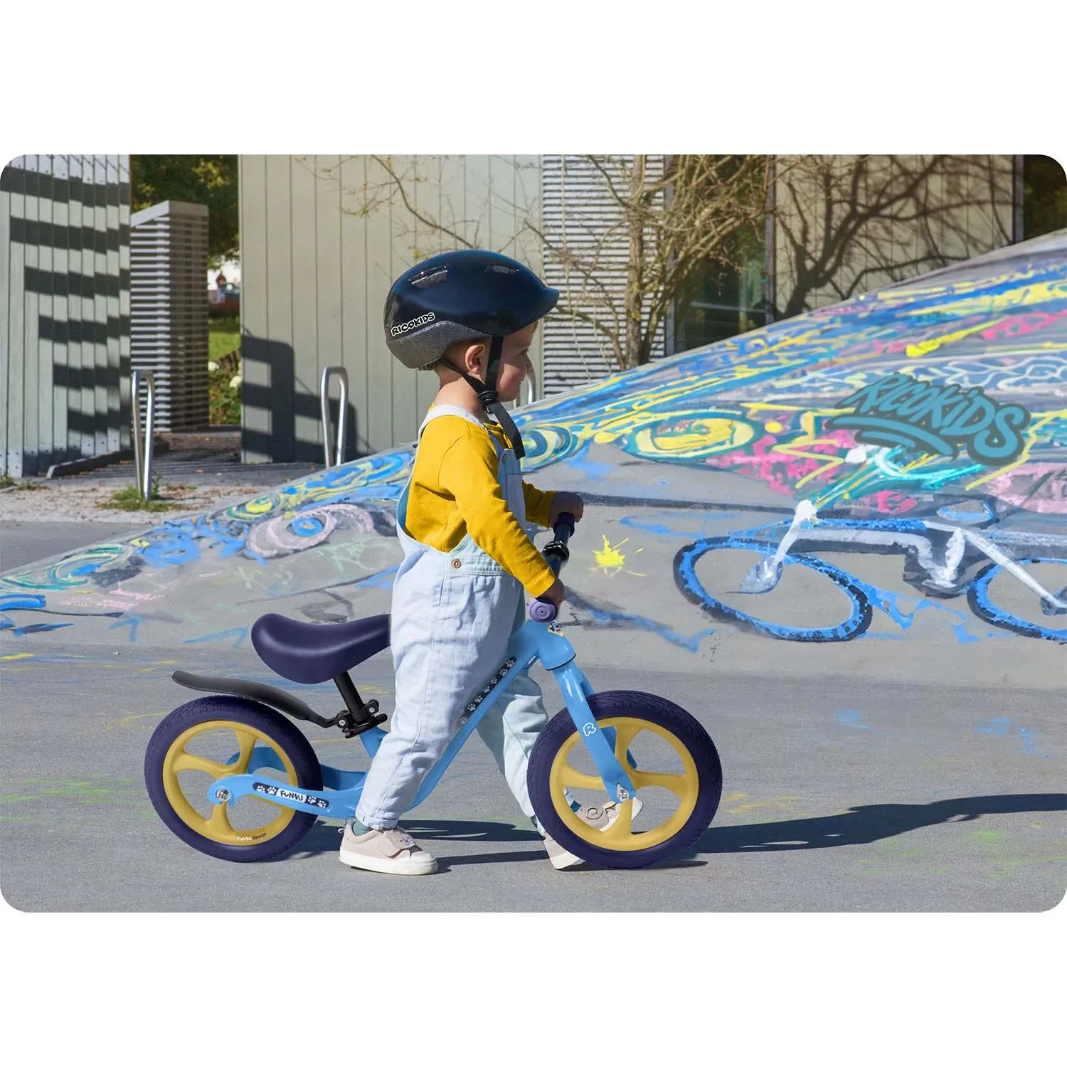 Ricokids FUNNU balansinis dviratis vaikams - nuotrauka 1