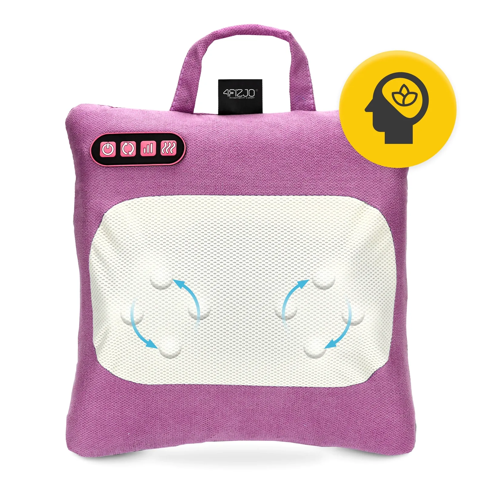 LITE šildoma masažinė pagalvėlė rožinė