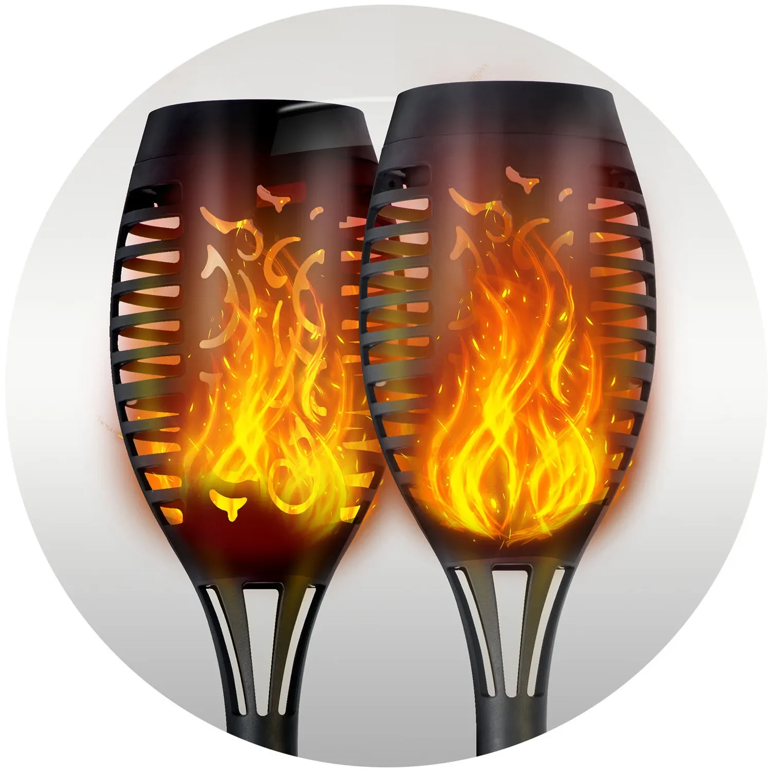 Saulės energija varomi žibintuvėliai, 2 vnt., „Ilumen LS-100“ - nuotrauka 1