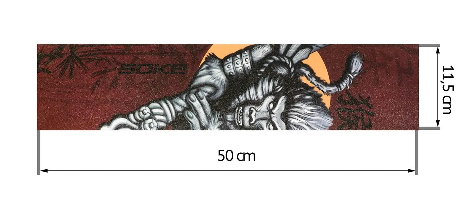 Gripą fiksuojanti švitrinė juosta „Wukong Red“ paspirtukams - nuotrauka 1