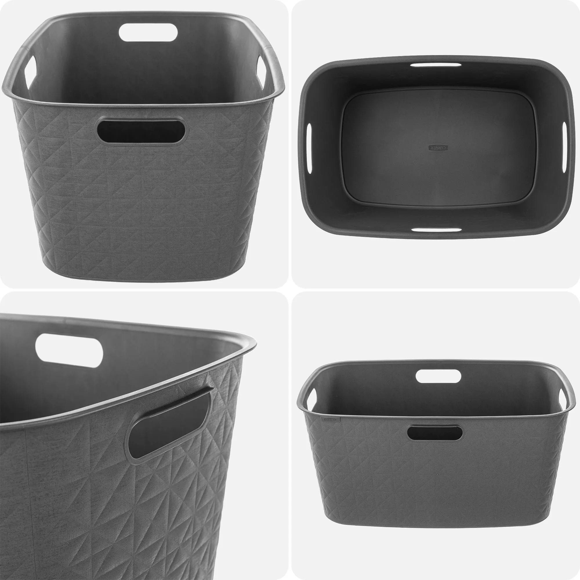 „Curver Softex“ 45 l pilkas lyginimo krepšys