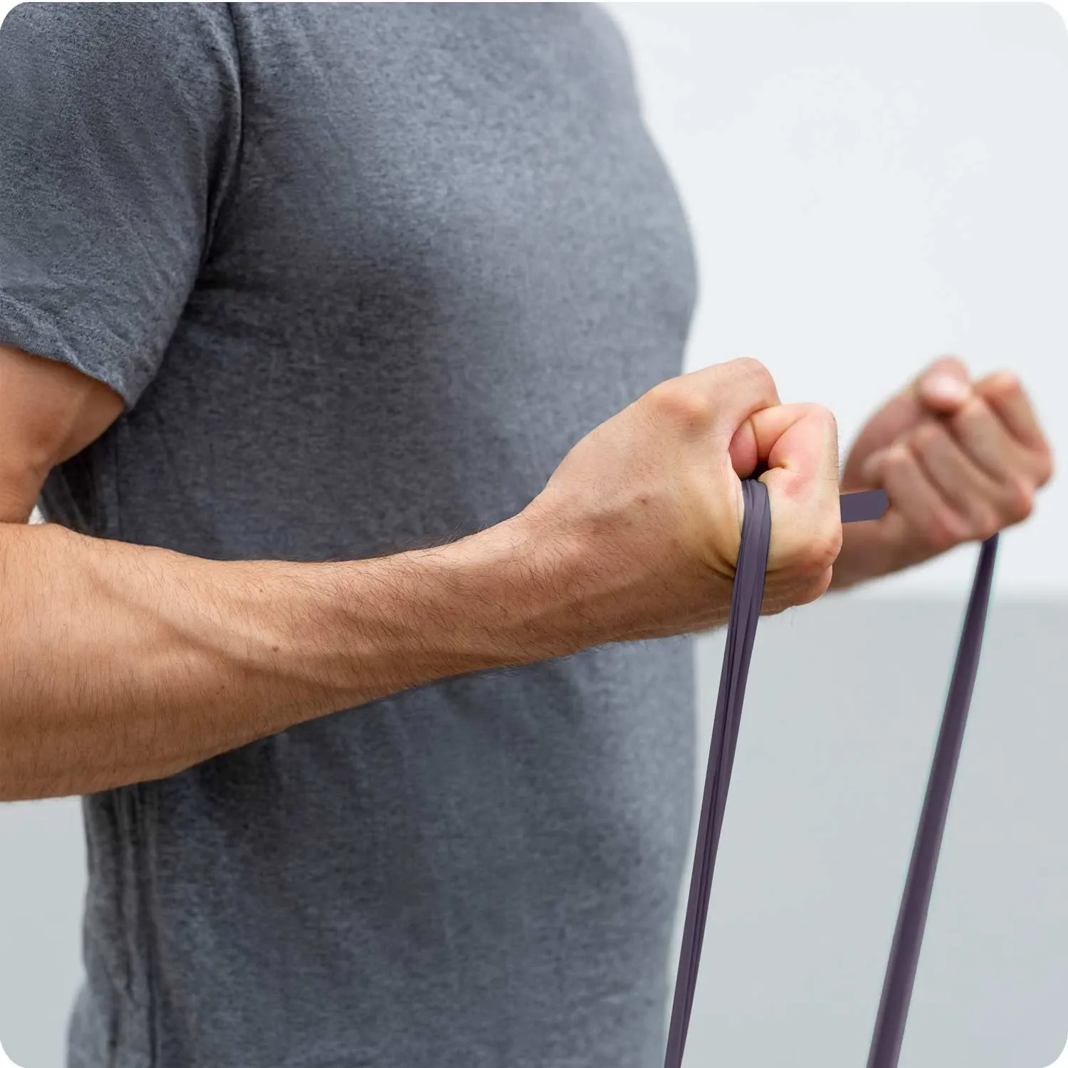 NS-960 Neo-Sport violetinė mankštos pasipriešinimo juosta - nuotrauka 1
