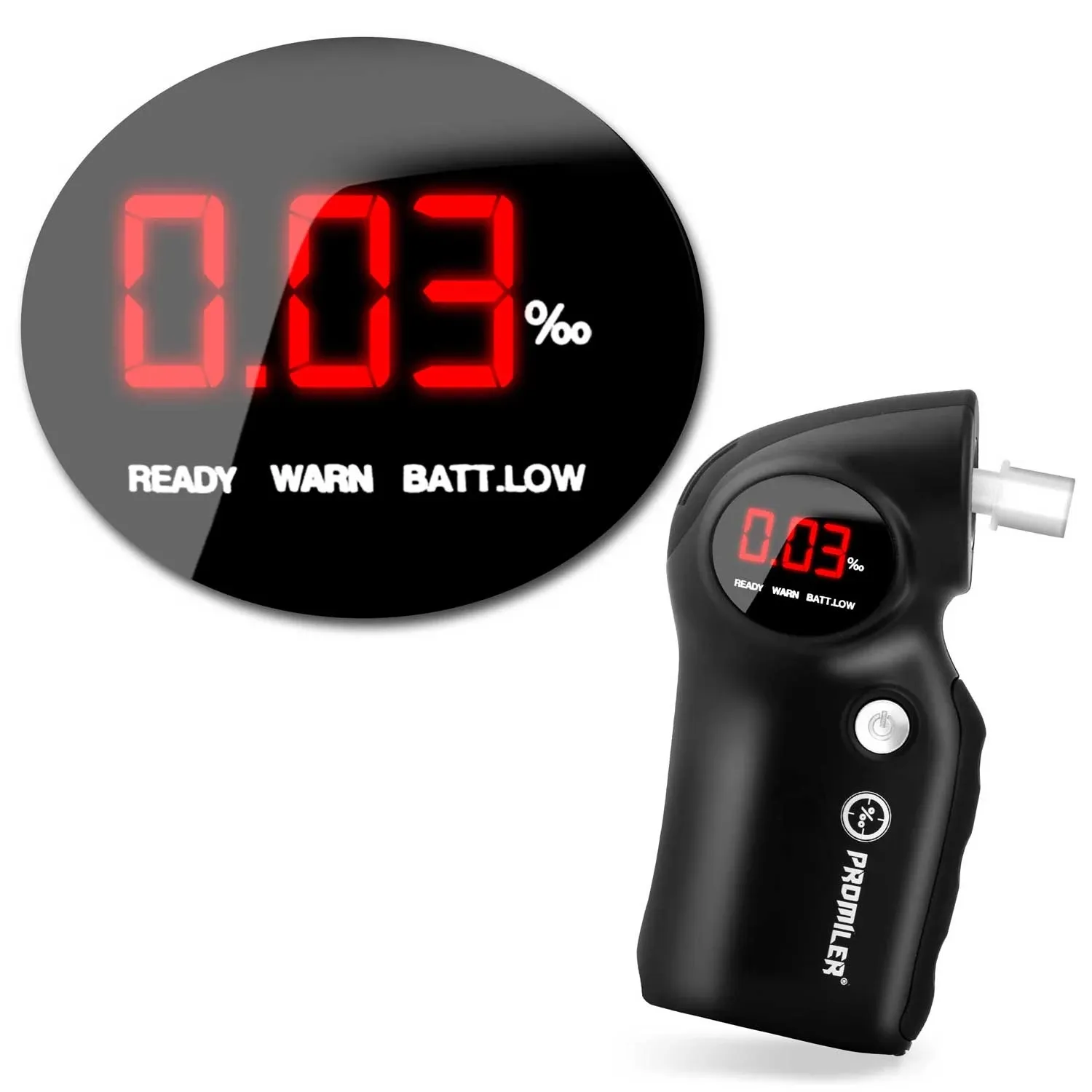 Puslaidininkinis alkotesteris „Promiler DXP-600“ - nuotrauka 1