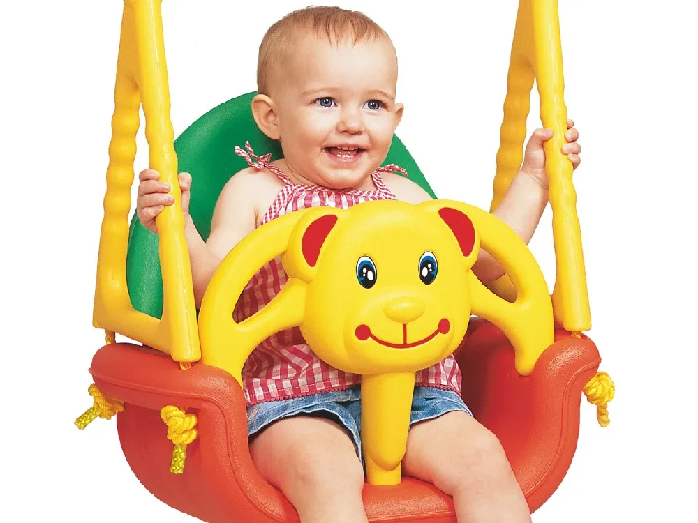 Saugios sūpynės 3 viename Meškiukas 424 - nuotrauka 1