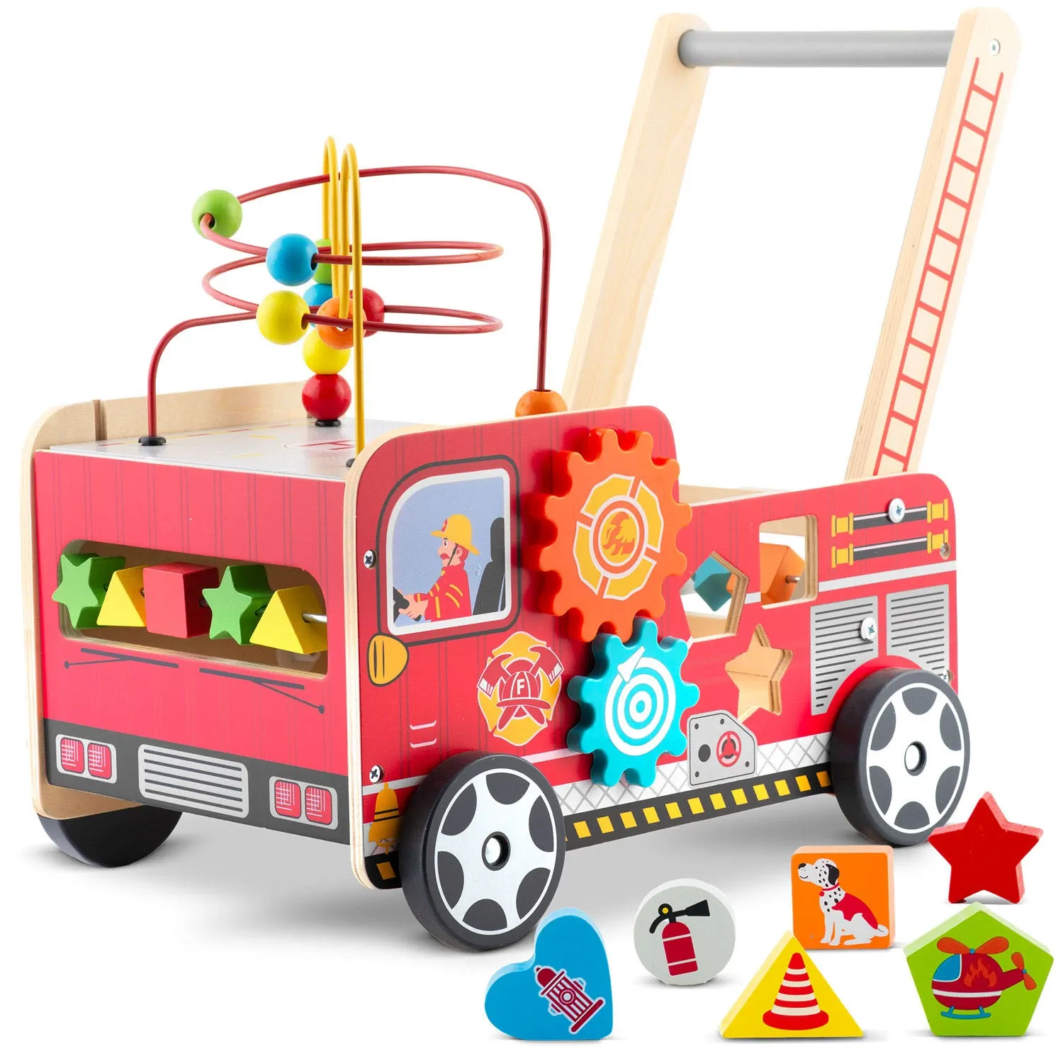 Medinis ugniagesių komandos vaikštynė RK-873 Ricokids - nuotrauka 1