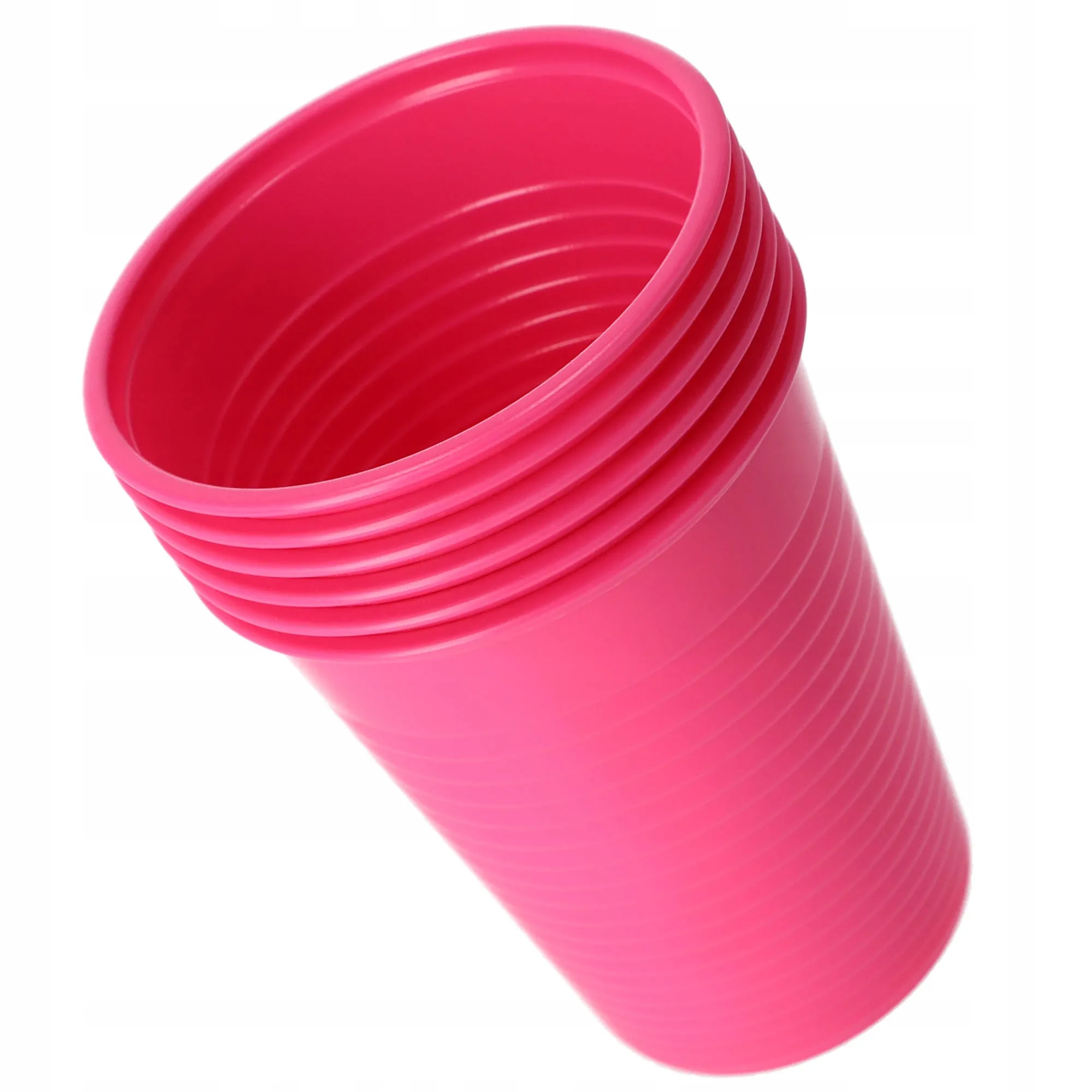 Ravi vienkartiniai puodeliai 200 ml, 6 vnt., rožiniai