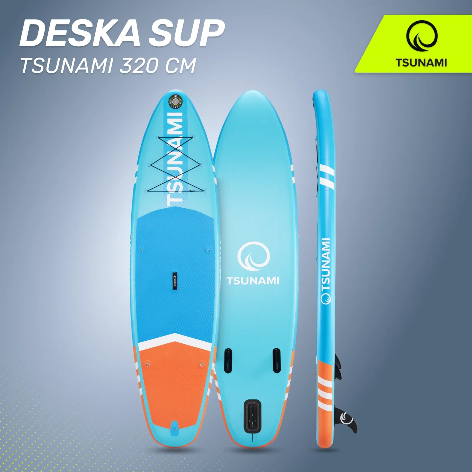 SUP TSUNAMI irklentė 320 cm T02