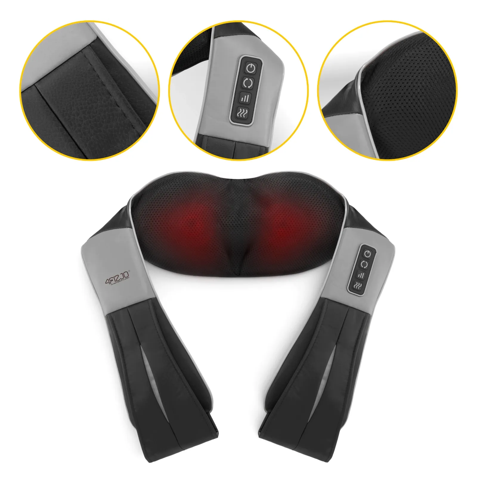 SHIATSU ULTRA+ kaklo masažuoklis pilkas