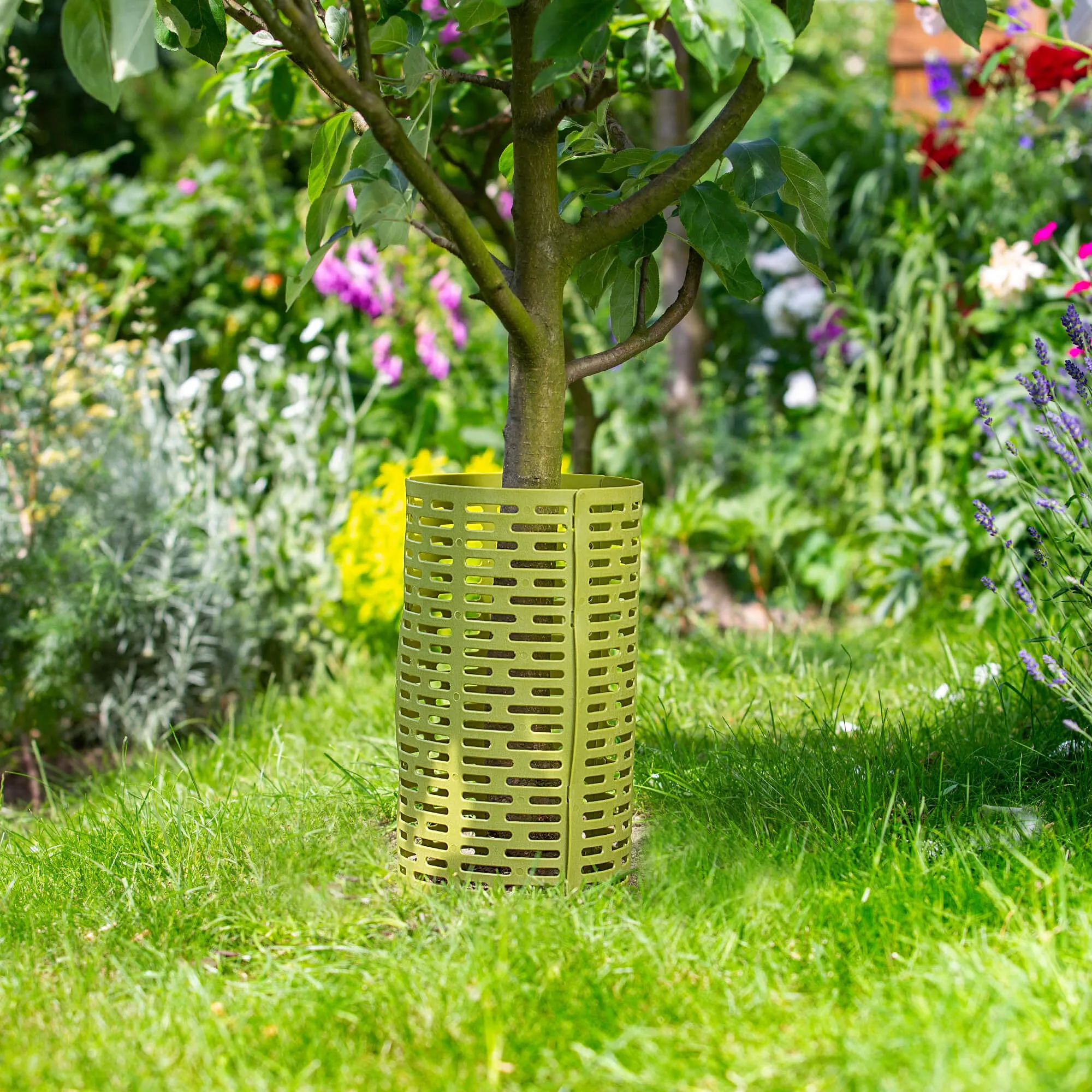 Ydes medžio kamieno uždangalai 20 x 33 cm žali 6 vnt.