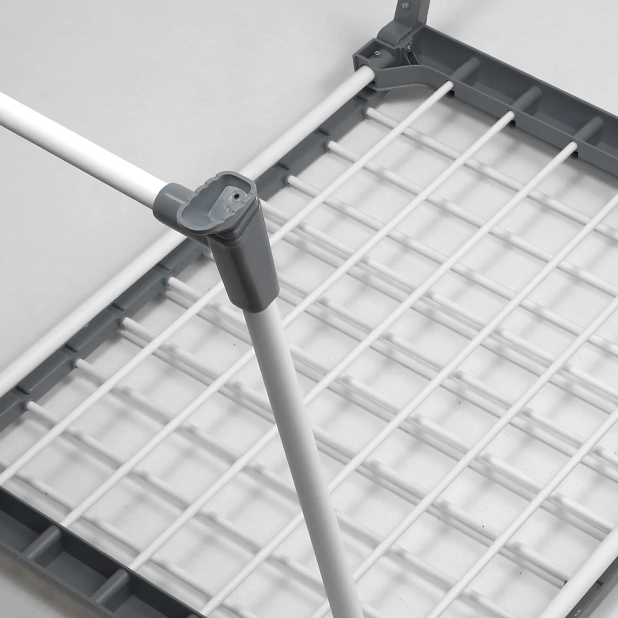 „Egen“ sulankstoma laisvai pastatoma drabužių džiovyklė, pilka, 170 cm