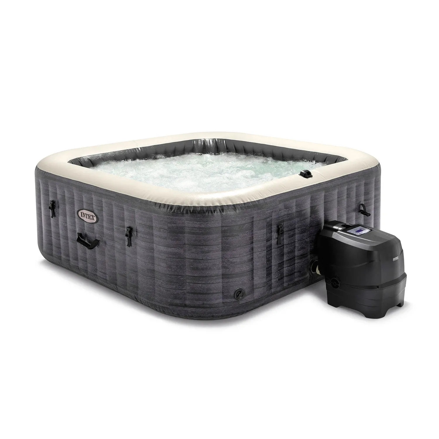 Pripučiama SPA su hidromasažu 6 asmenims INTEX 28452 Hydromassage 28452NP LED TAIKYMAS - nuotrauka 1