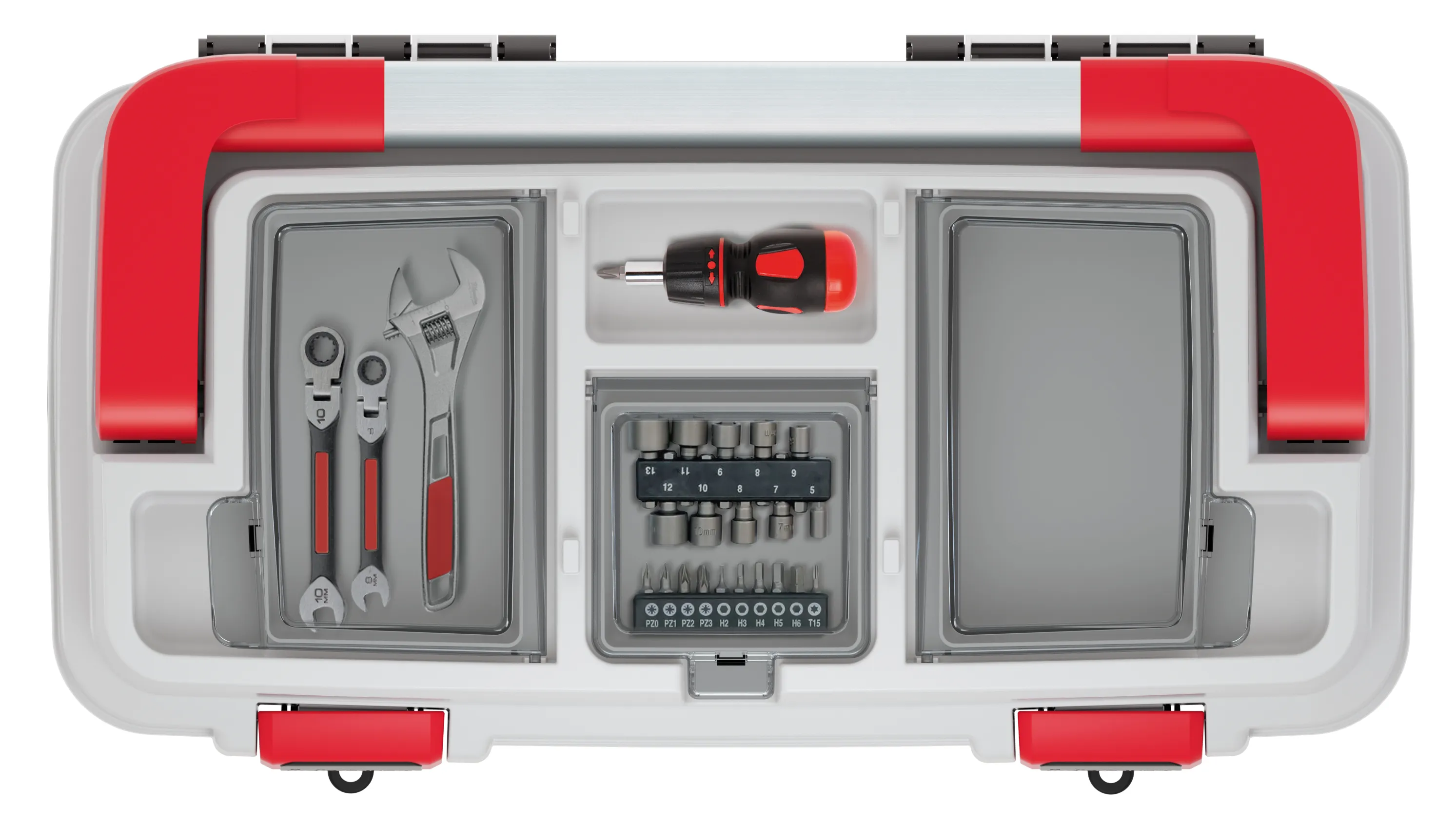KISTENBERG Optima 50 AL 20 įrankių dėžė – KOPA5025 – pilka