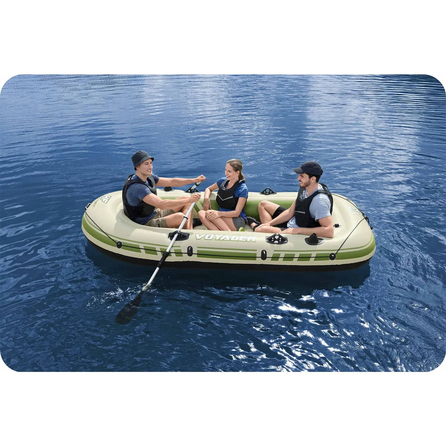 Pripučiama valtis „Voyager X3 Raft“ 294 x 137 cm „Bestway 65164“ - nuotrauka 1