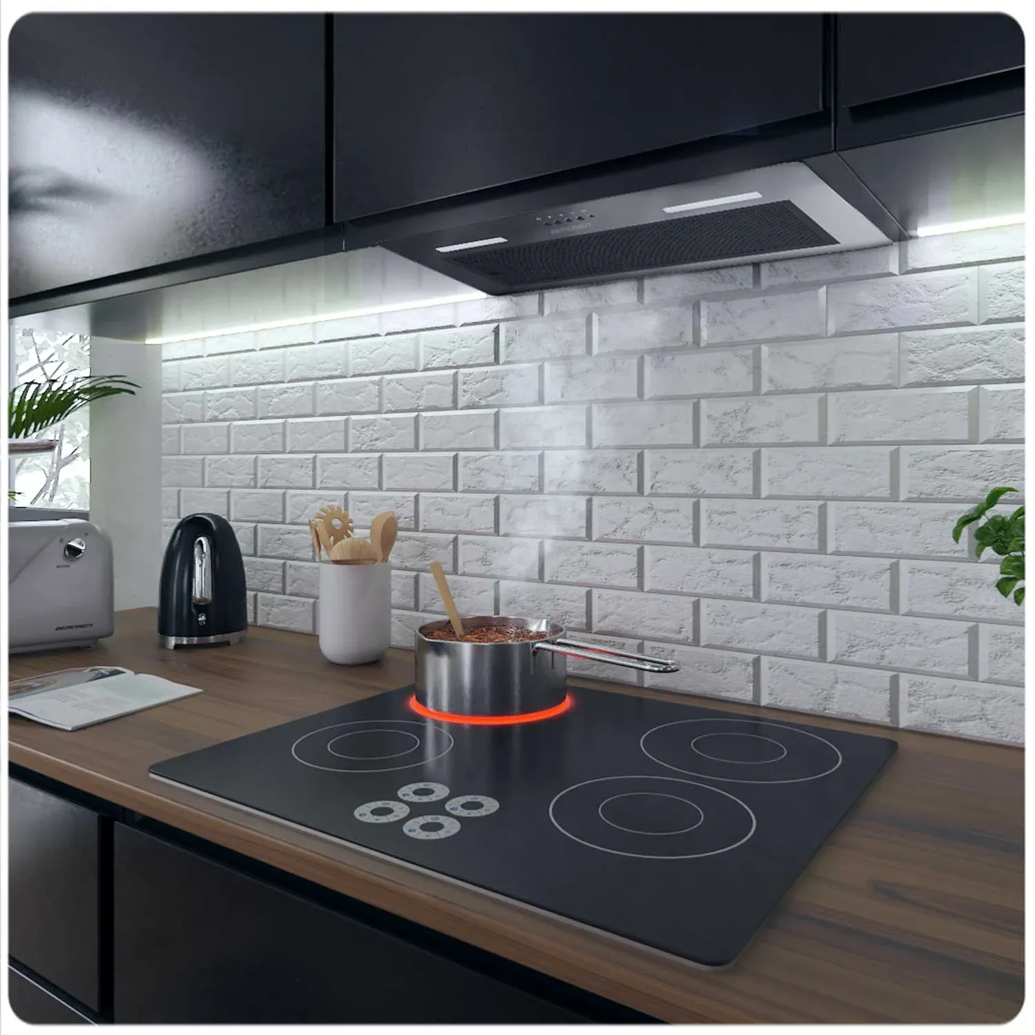 Po spintele montuojamas gartraukis 52 cm, juodas BT-236 - nuotrauka 1