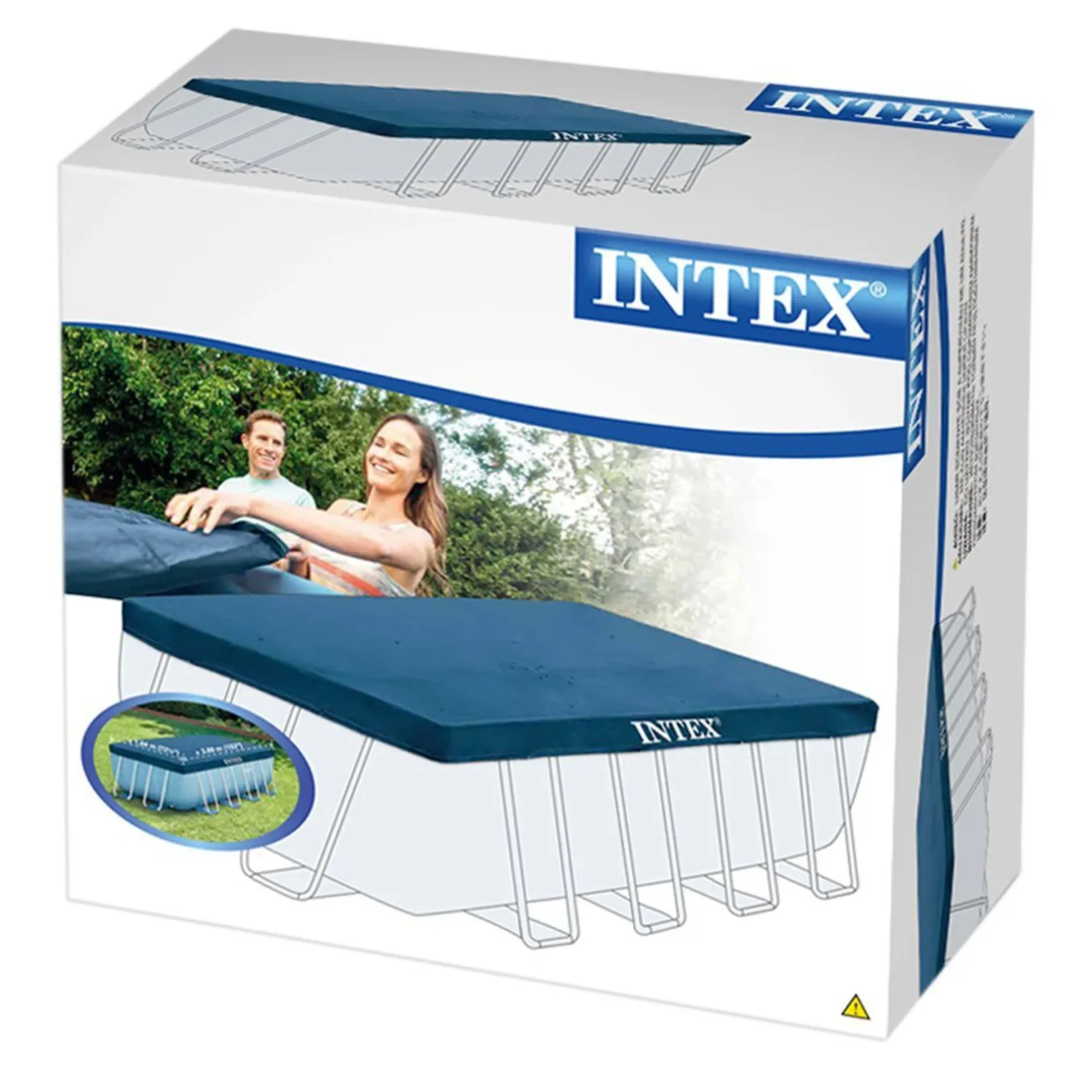 Karkasinio baseino uždangalas 400 x 200 cm INTEX 28037 - nuotrauka 1
