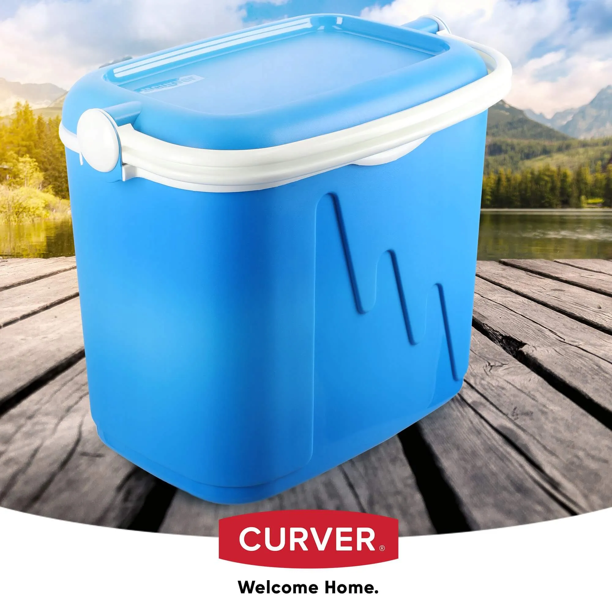 „Curver“ 32 l dviejų įdėklų aušintuvas, mėlynas