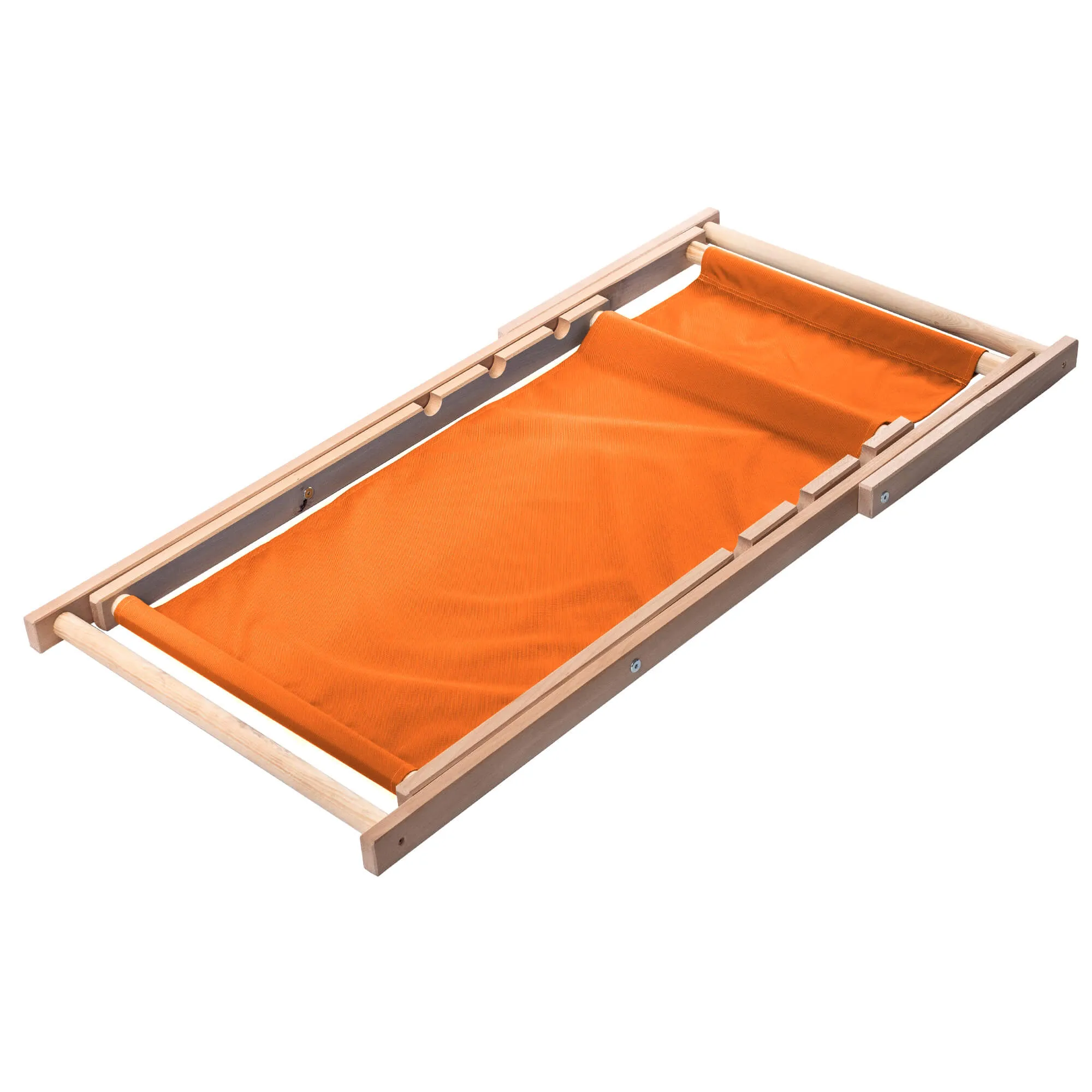 Tulon medinis šezlongas 80 x 63 cm oranžinis