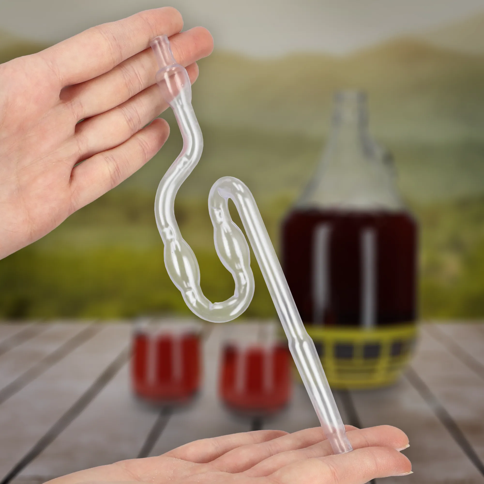 Vyno rinkinys 10 l butelis + kamštis nr. 3 + plastikinis vamzdelis