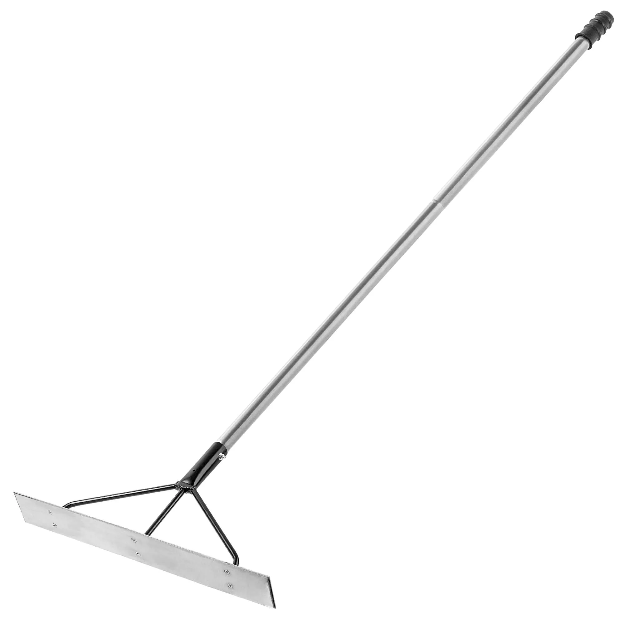 Berga aliuminio betono grandiklis su metaline rankena