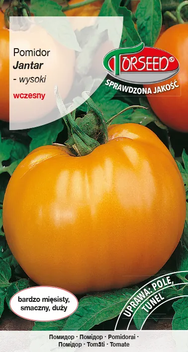 Aukštas pomidoras (po danga ir žemėje) Jantar 0,2 g