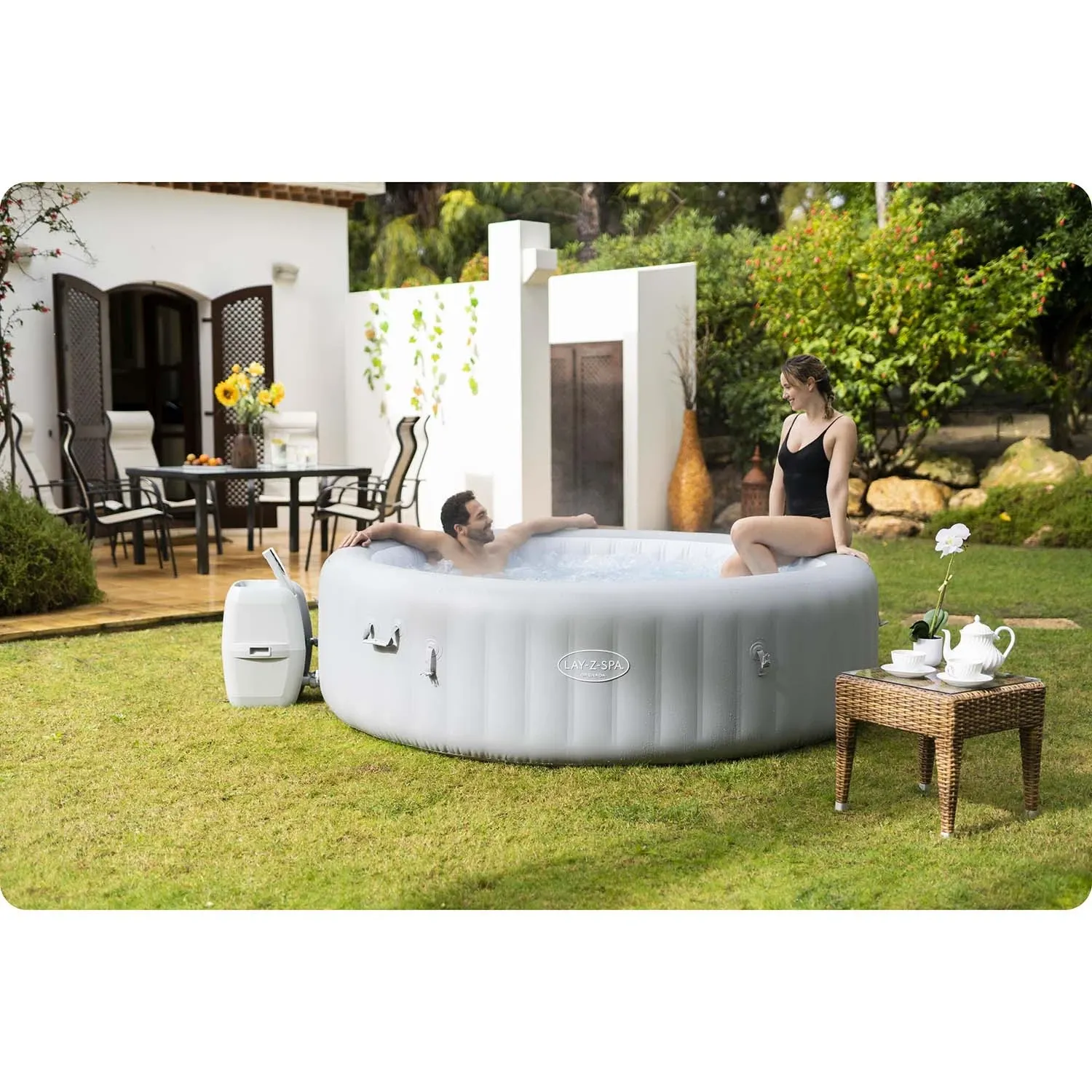 Pripučiama SPA vonia „Lay-Z Grenada“, skirta 8 žmonėms, „Bestway“, 60135 - nuotrauka 1