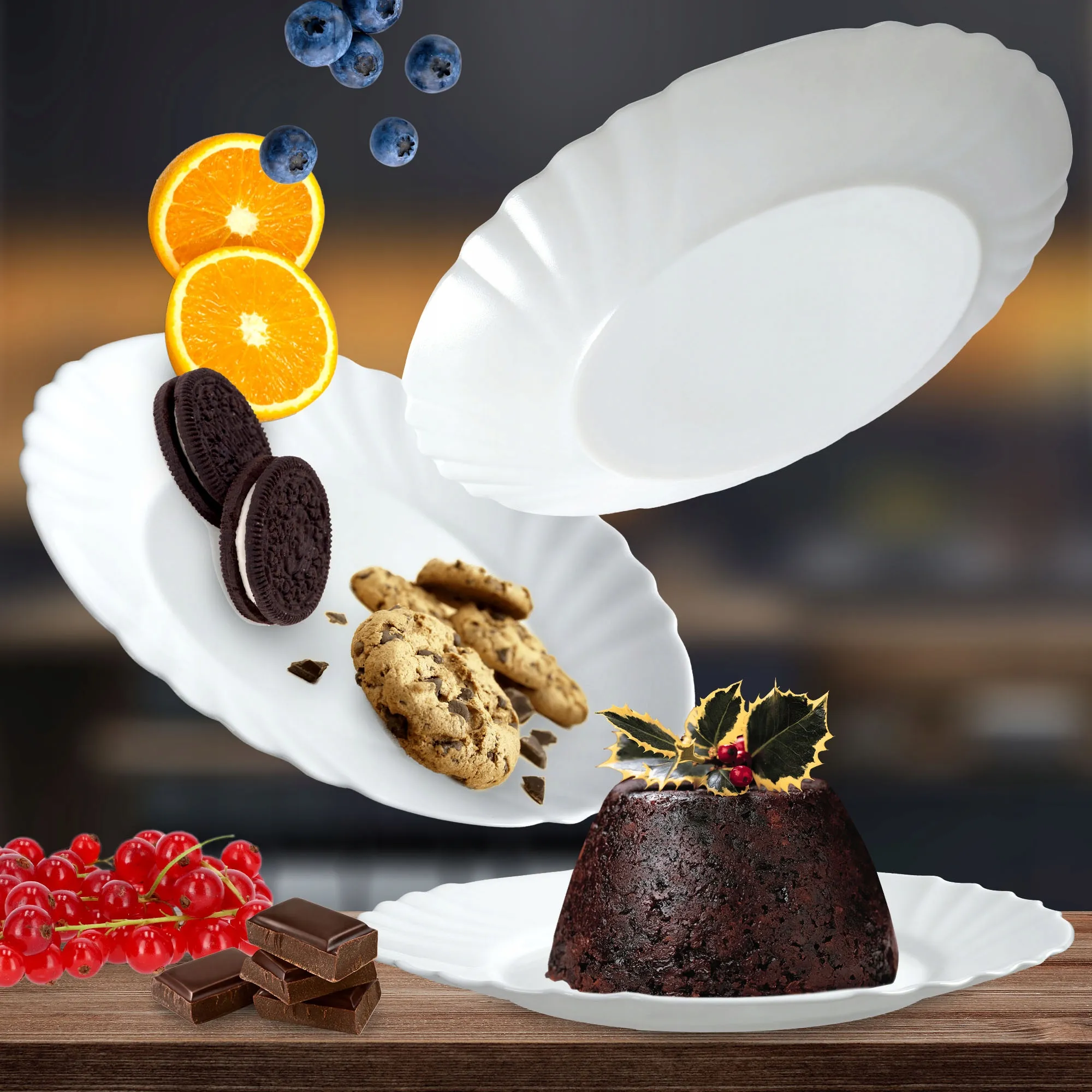 Deserto lėkštė 20 cm, 3 vnt.