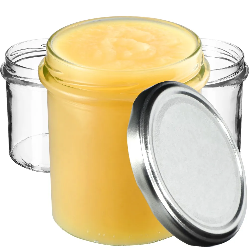 Avila konservavimo stiklainiai 350 ml, 20 vnt., 82 mm + sidabriniai dangteliai