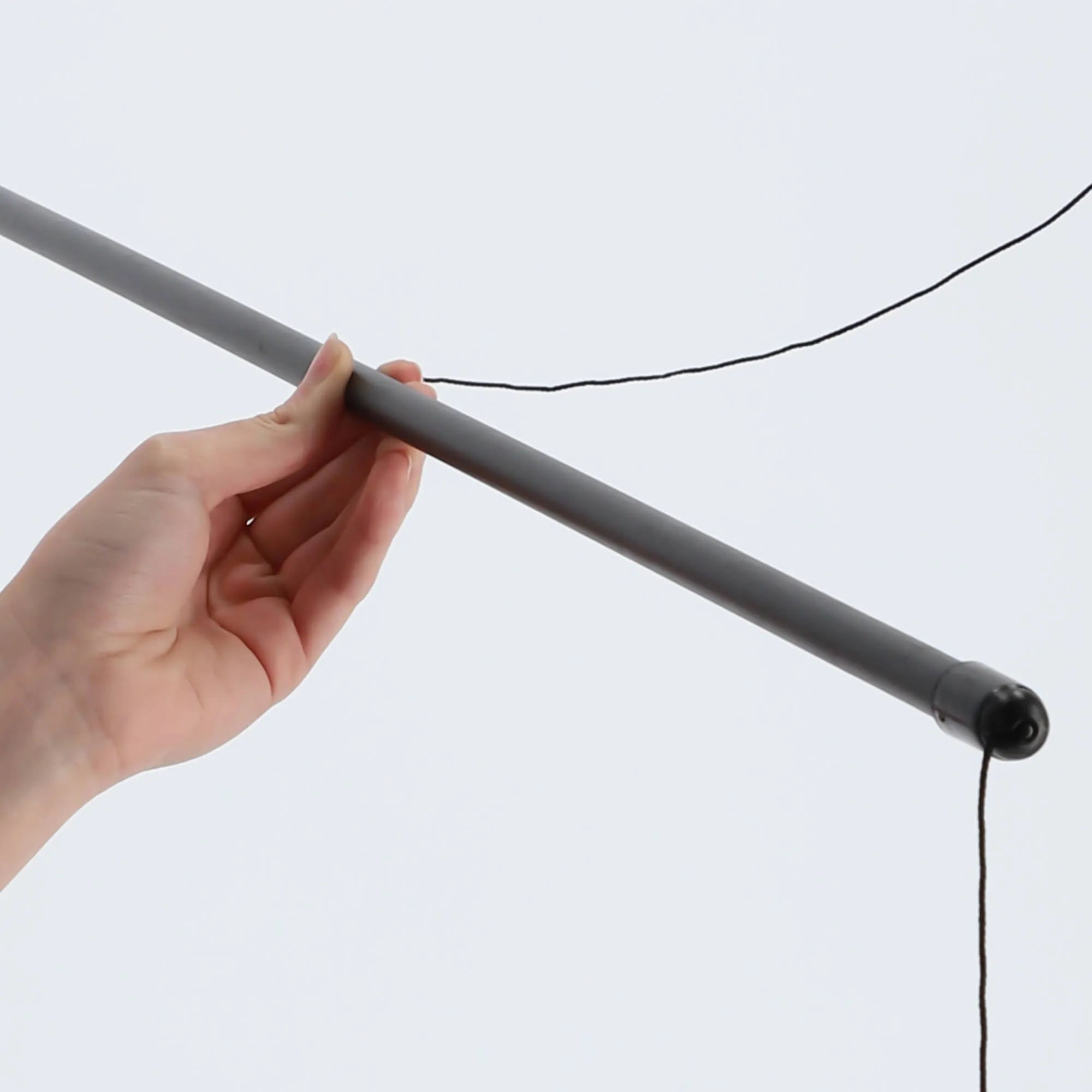 „Torp“ lubinė drabužių džiovyklė, 6 stovai, 120 cm, juoda